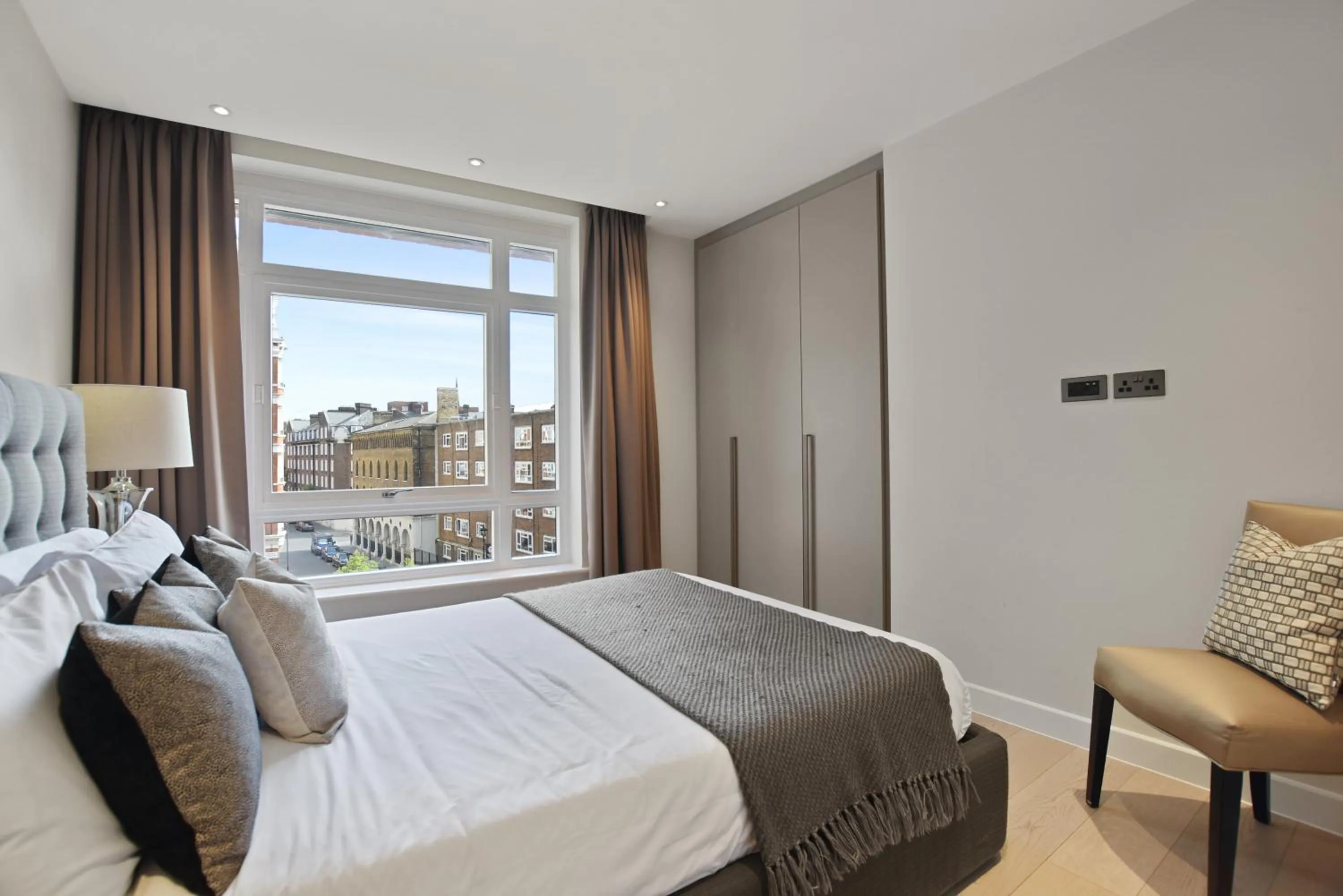 Bed in Vauxhall Bridge Road by Aeria Apartments