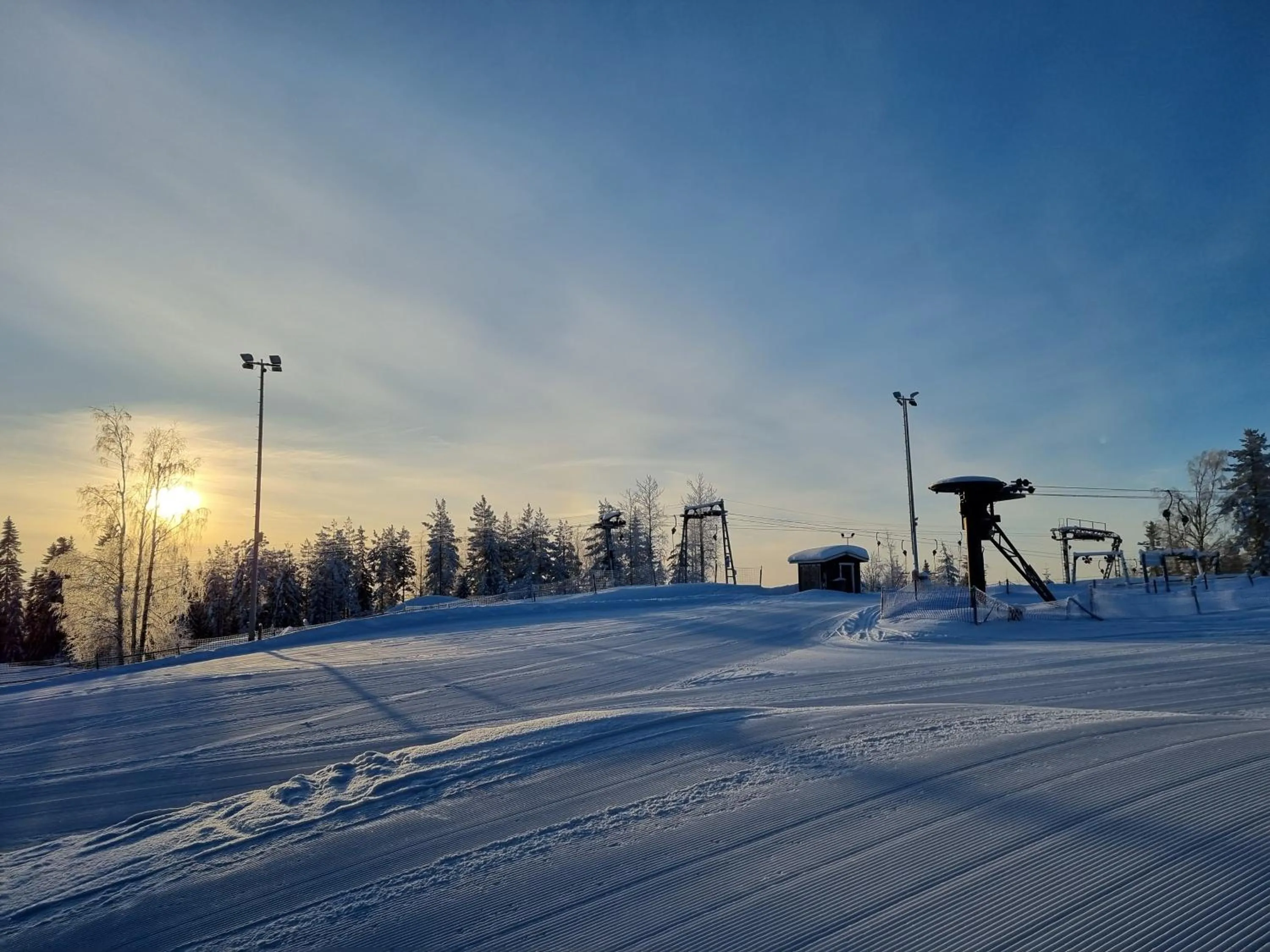 Winter in Outdoor Hostel Laajis