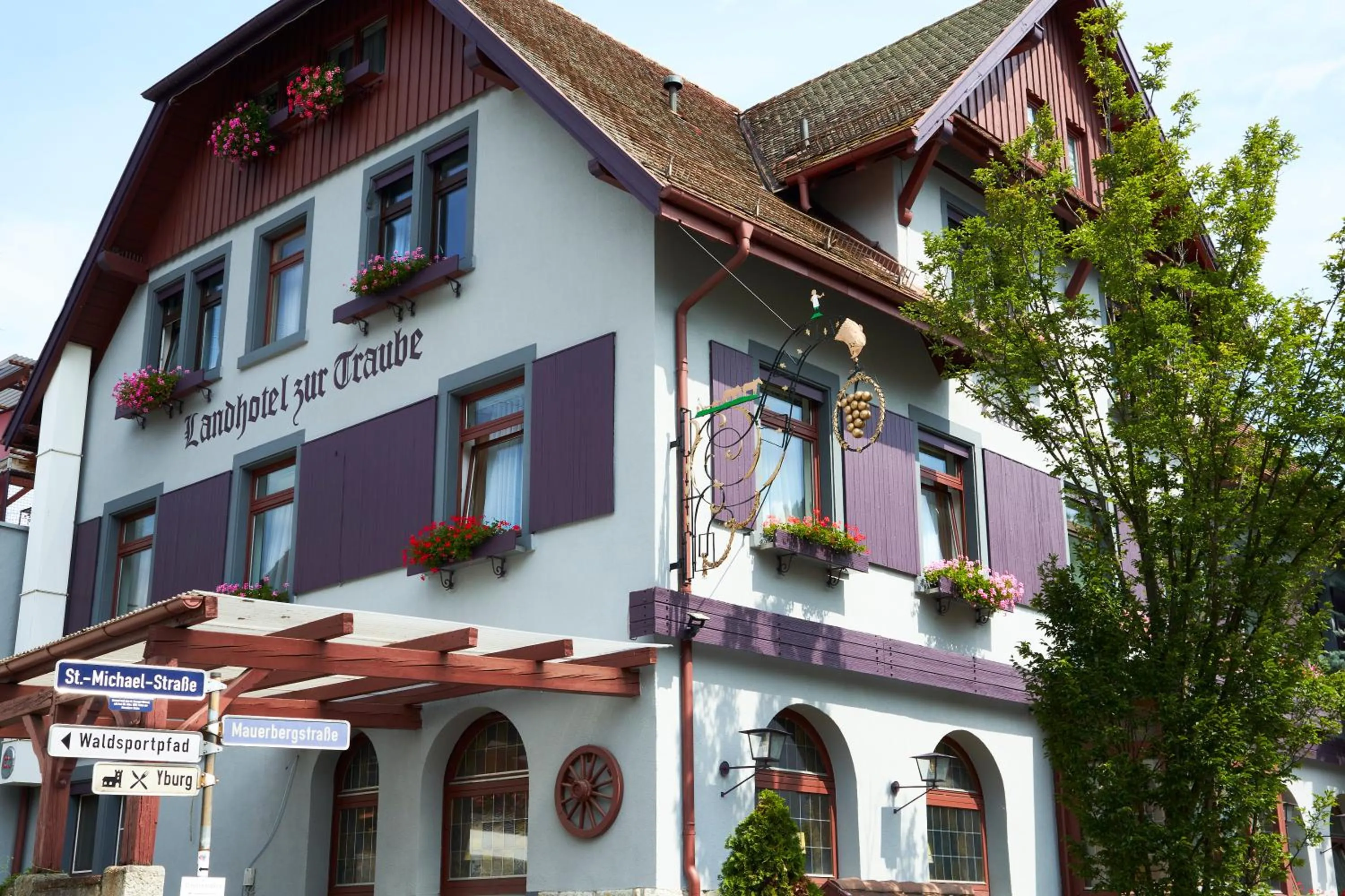 Property building in Landhotel Traube