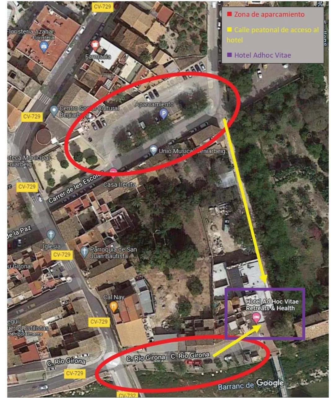 Off site in Ad Hoc Vitae Retreats & Health Only Adults