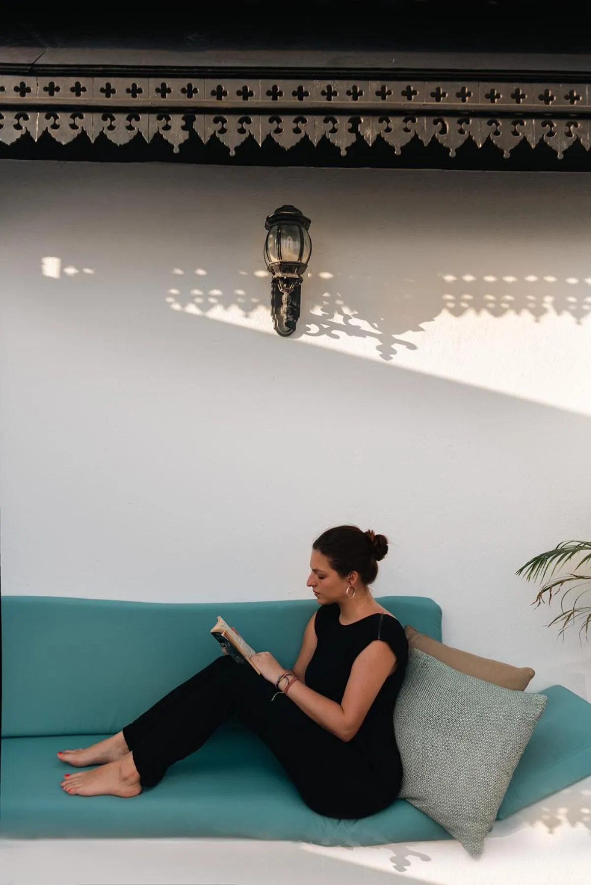 Seating area in Kisiwa House