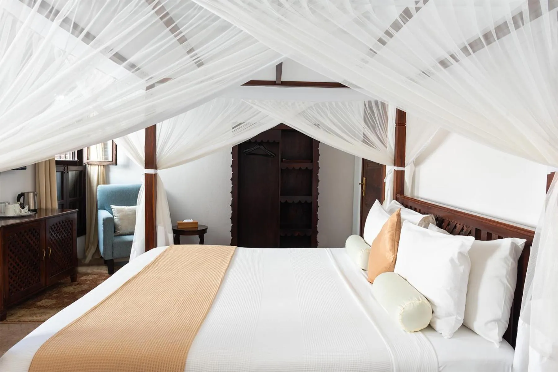 Bedroom, Bed in Kisiwa House