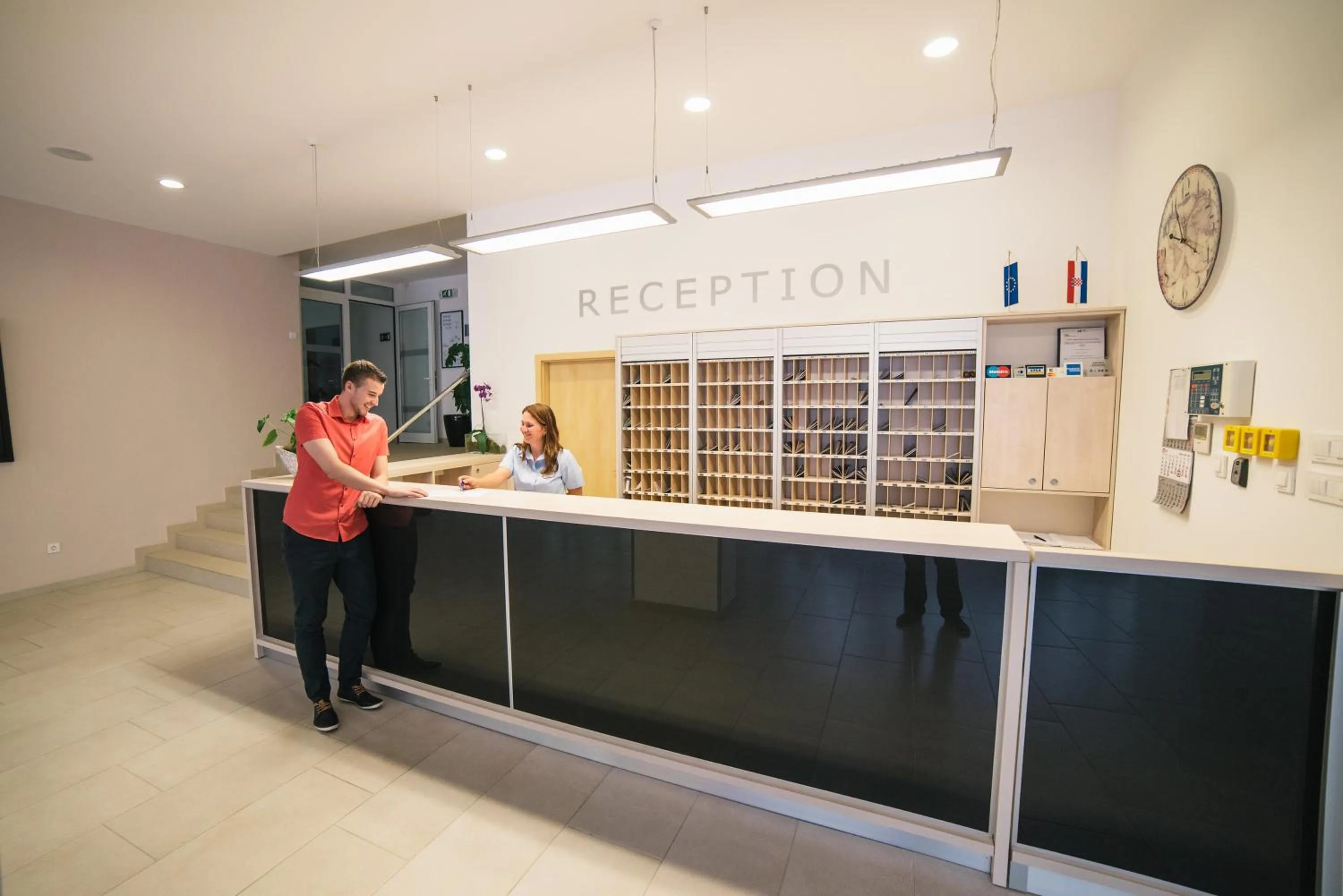 Lobby or reception in Hotel Slaven