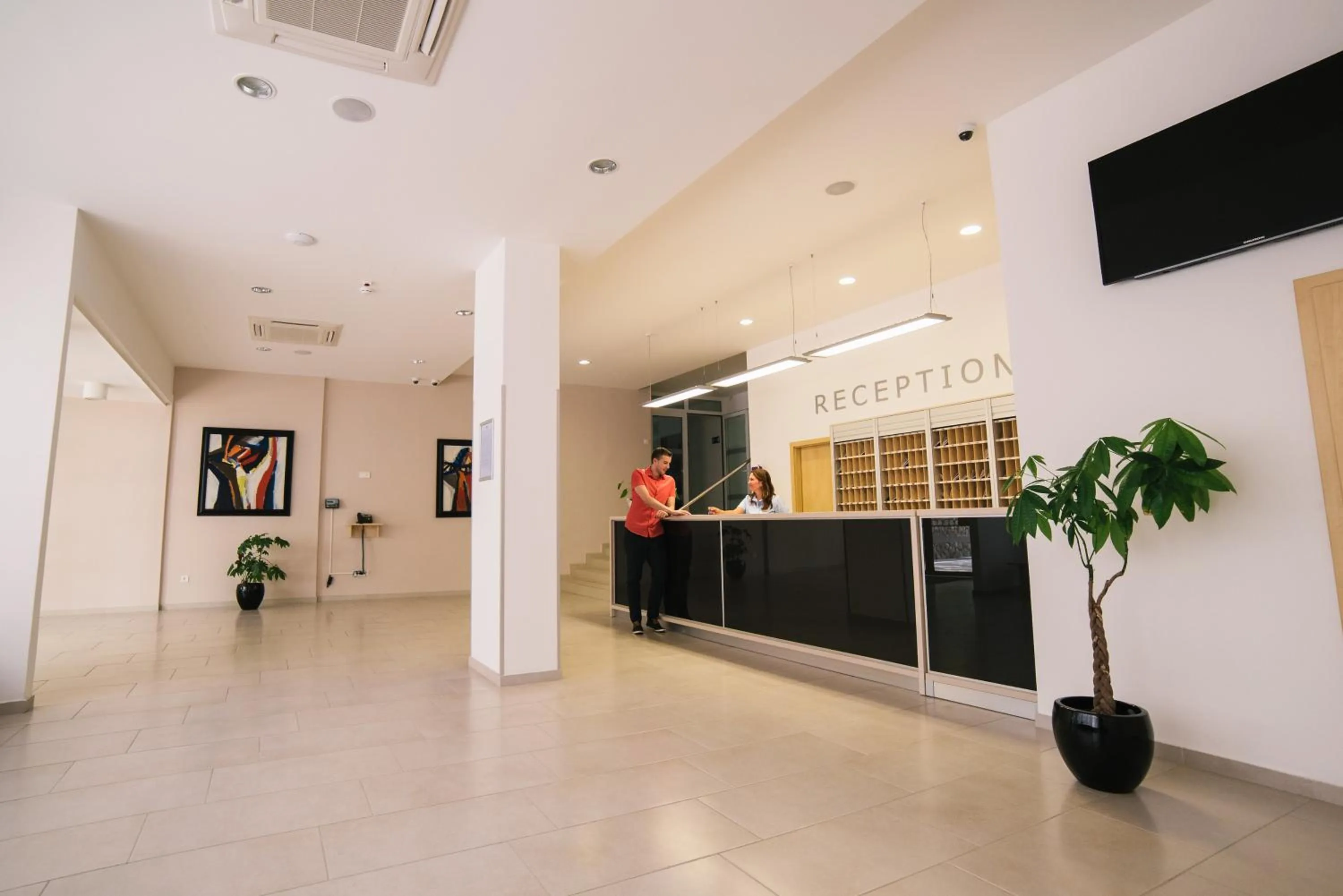 Lobby or reception in Hotel Slaven