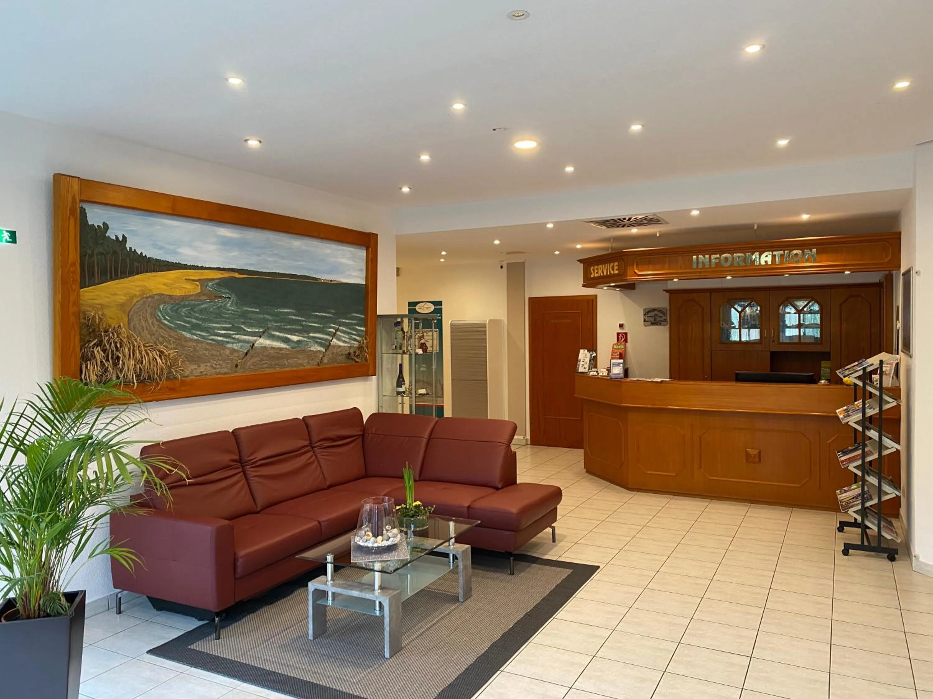 Lobby or reception in gut-Hotel Pommernhotel Barth