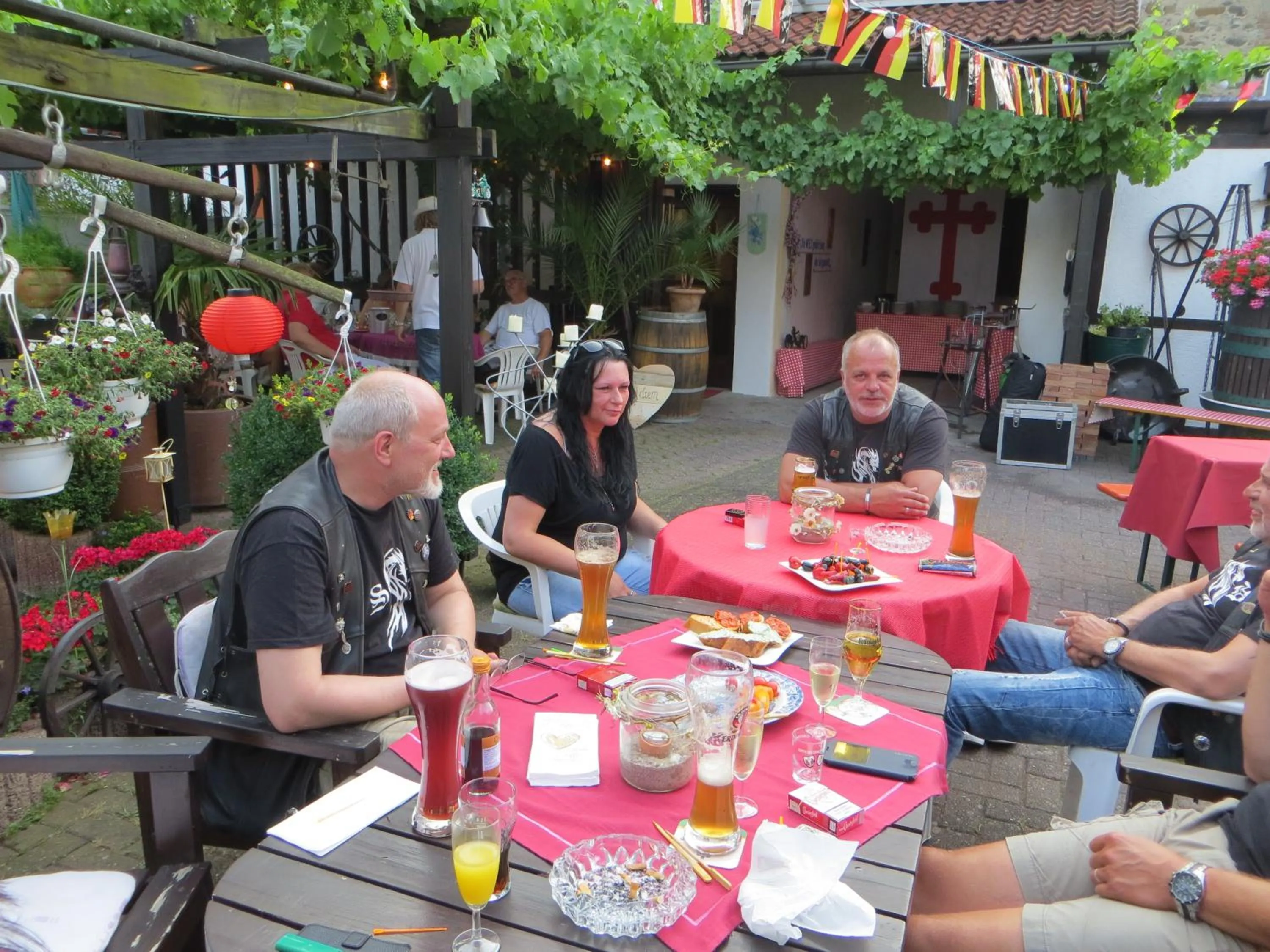Patio in Landgasthaus Zur Kupferkanne