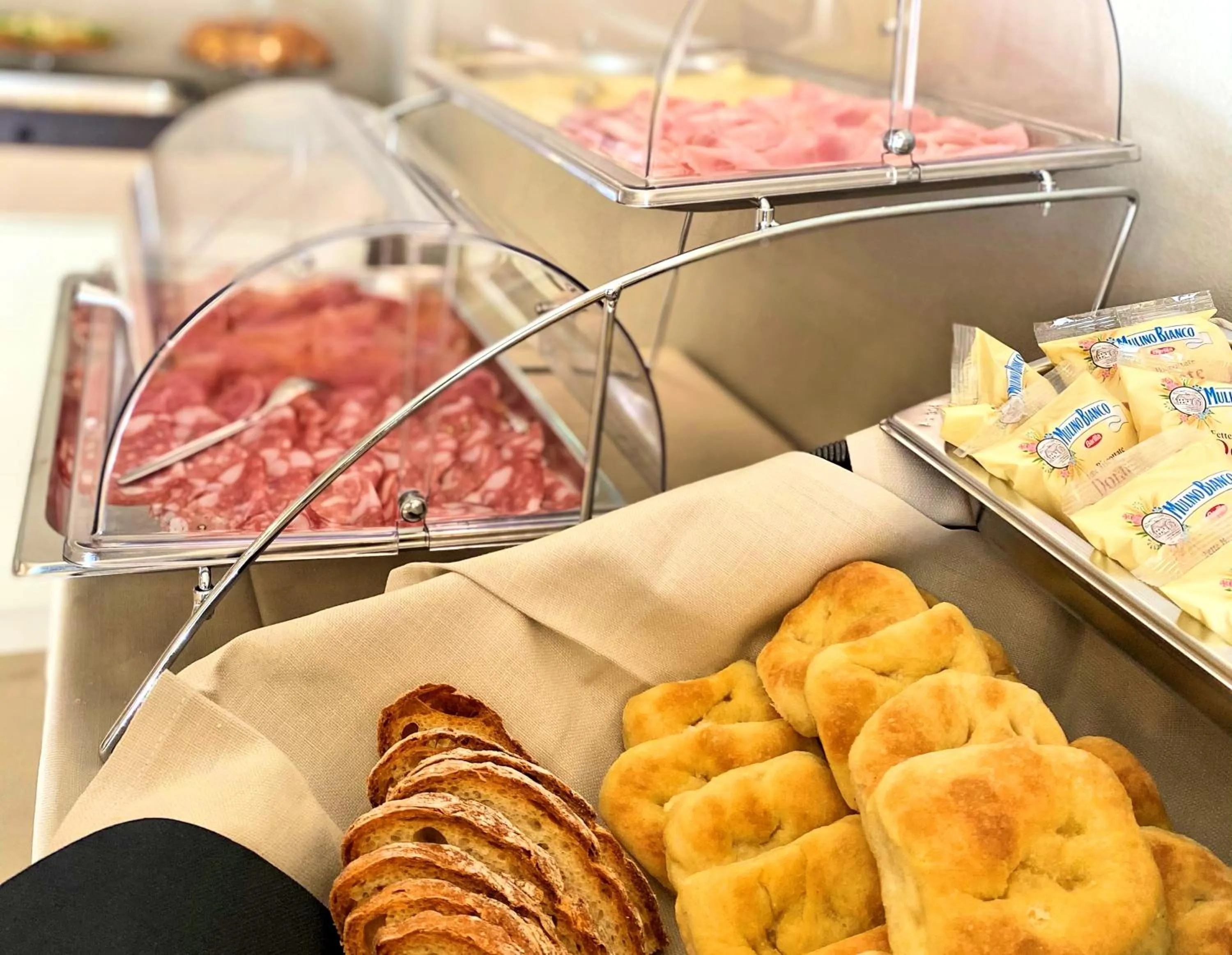 Continental breakfast in Hotel Cecina Beach