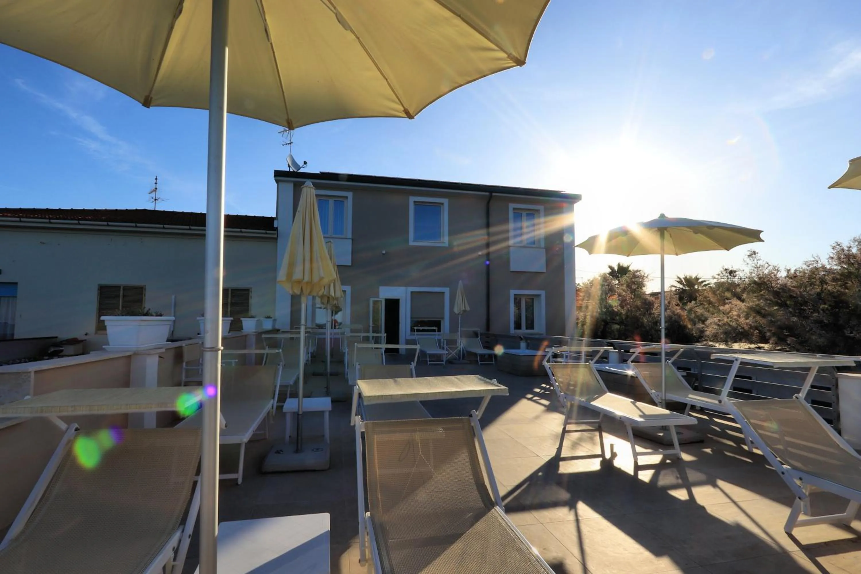 Balcony/Terrace in Hotel Cecina Beach
