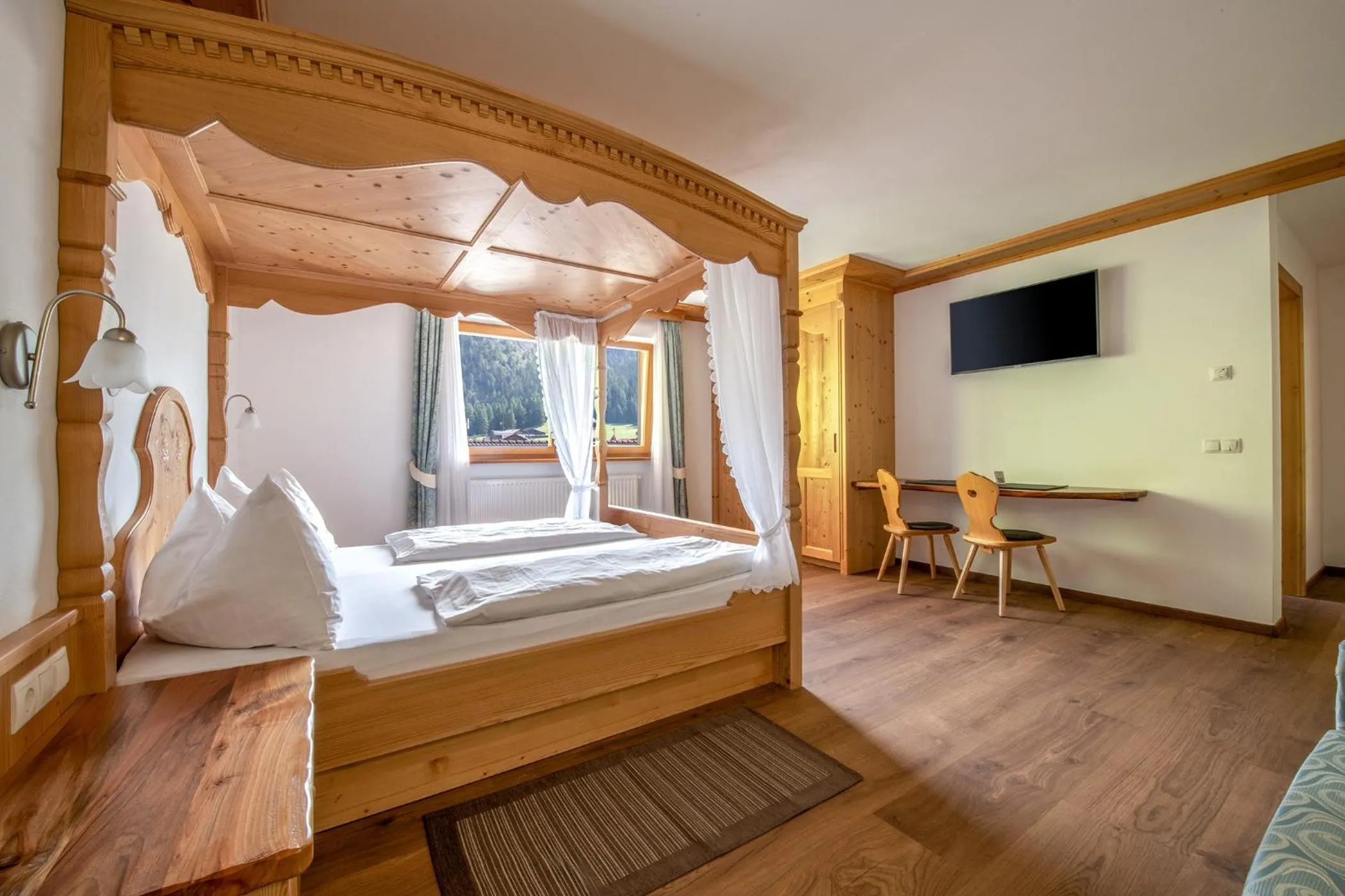 Bedroom, Bed in Apartments Sunela