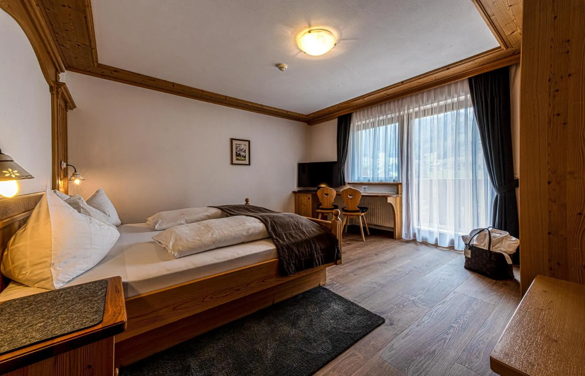 Bedroom, Bed in Apartments Sunela