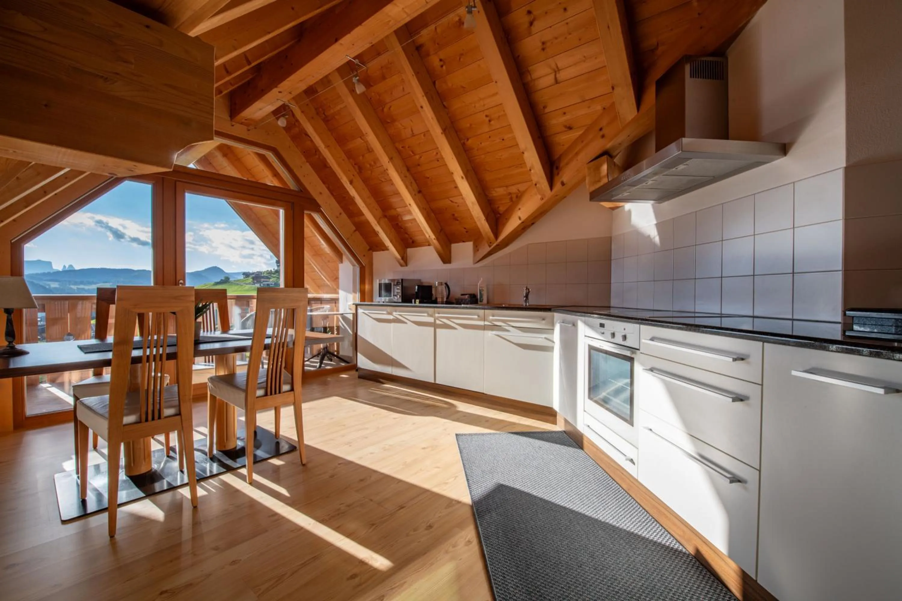 kitchen in Apartments Sunela