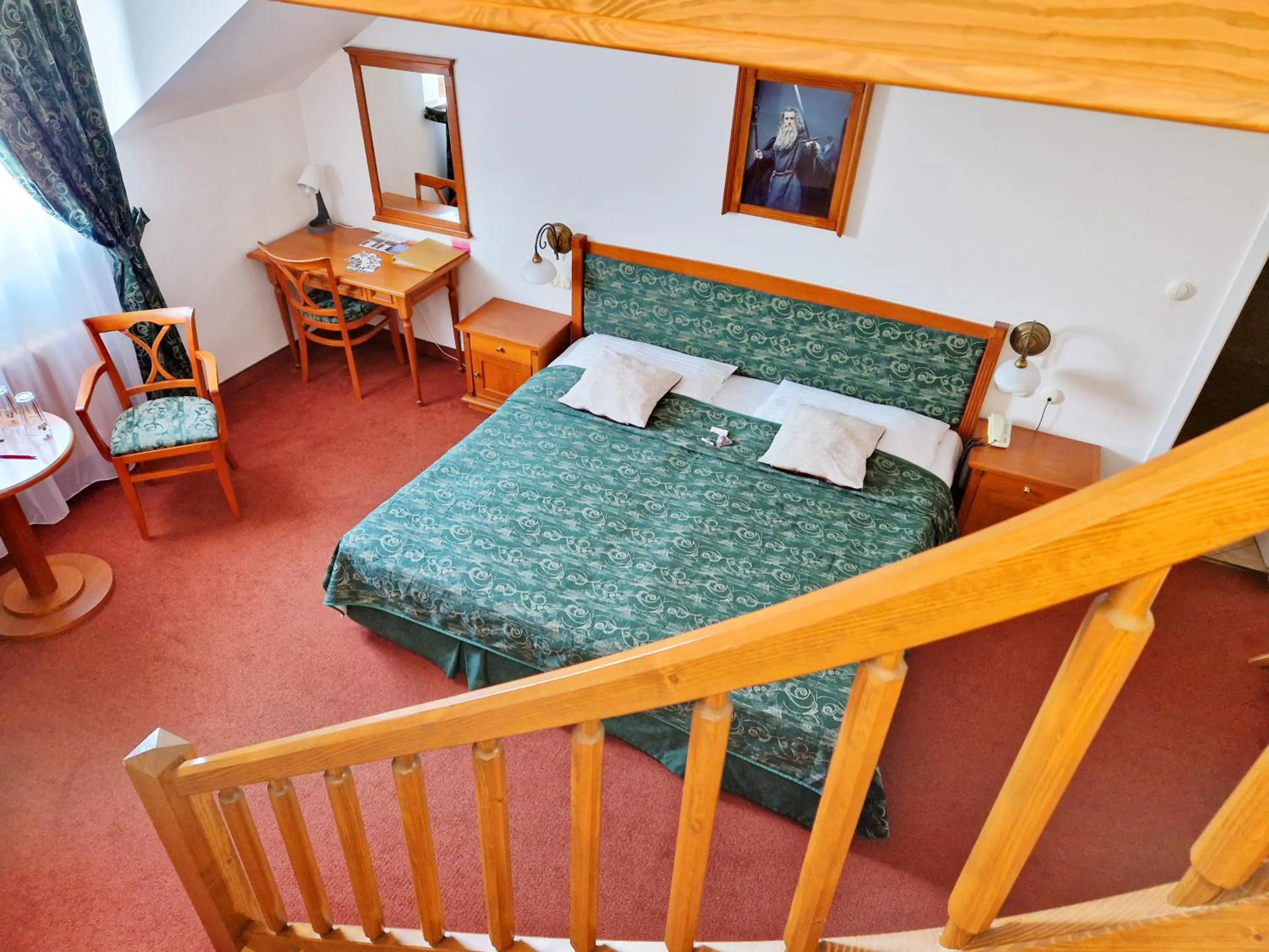 Bed in ROMANTIK HOTEL ELEONORA