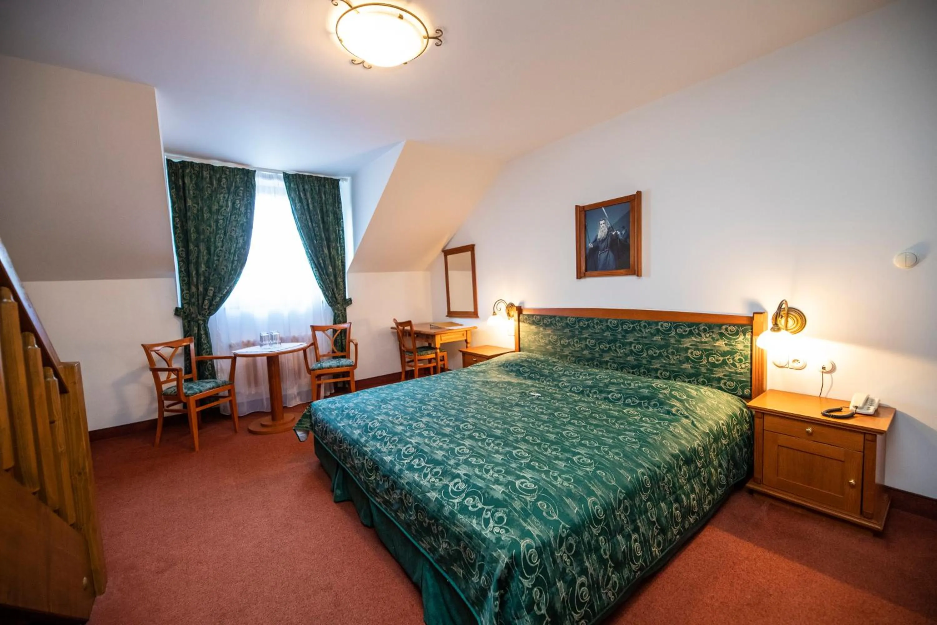 Bed in ROMANTIK HOTEL ELEONORA