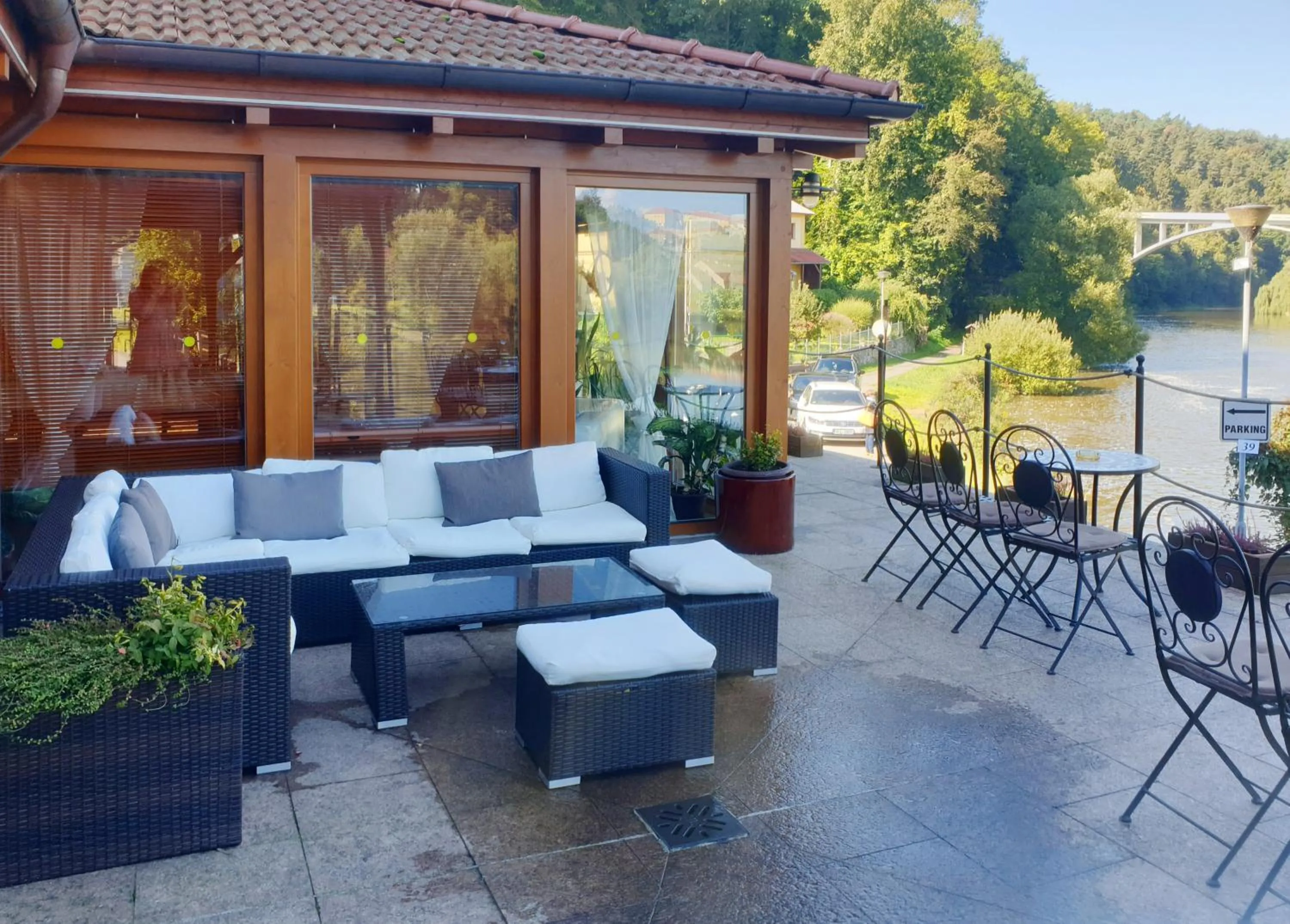 Balcony/Terrace in ROMANTIK HOTEL ELEONORA