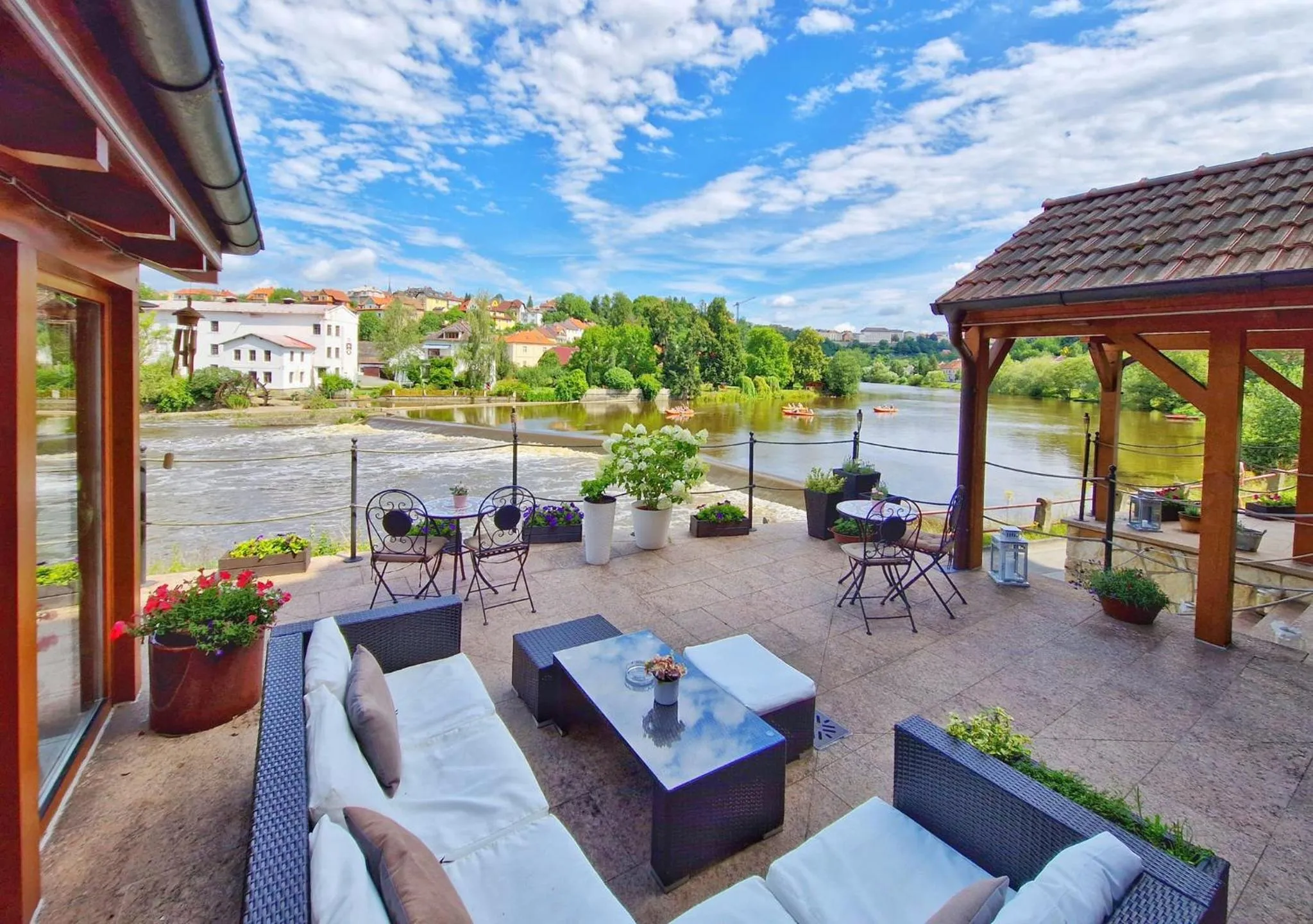 Balcony/Terrace in ROMANTIK HOTEL ELEONORA