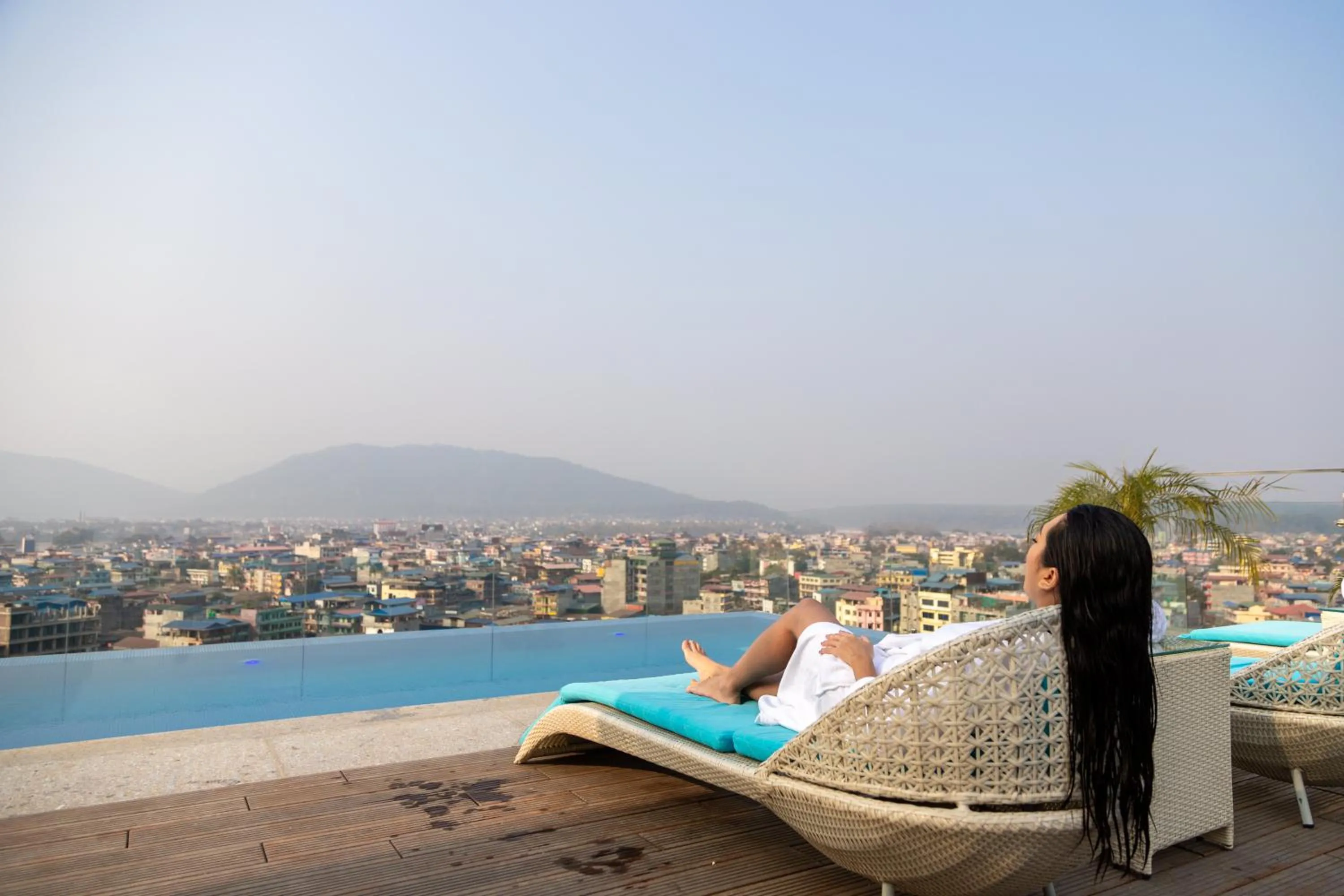 Swimming pool in Hotel Siraichuli