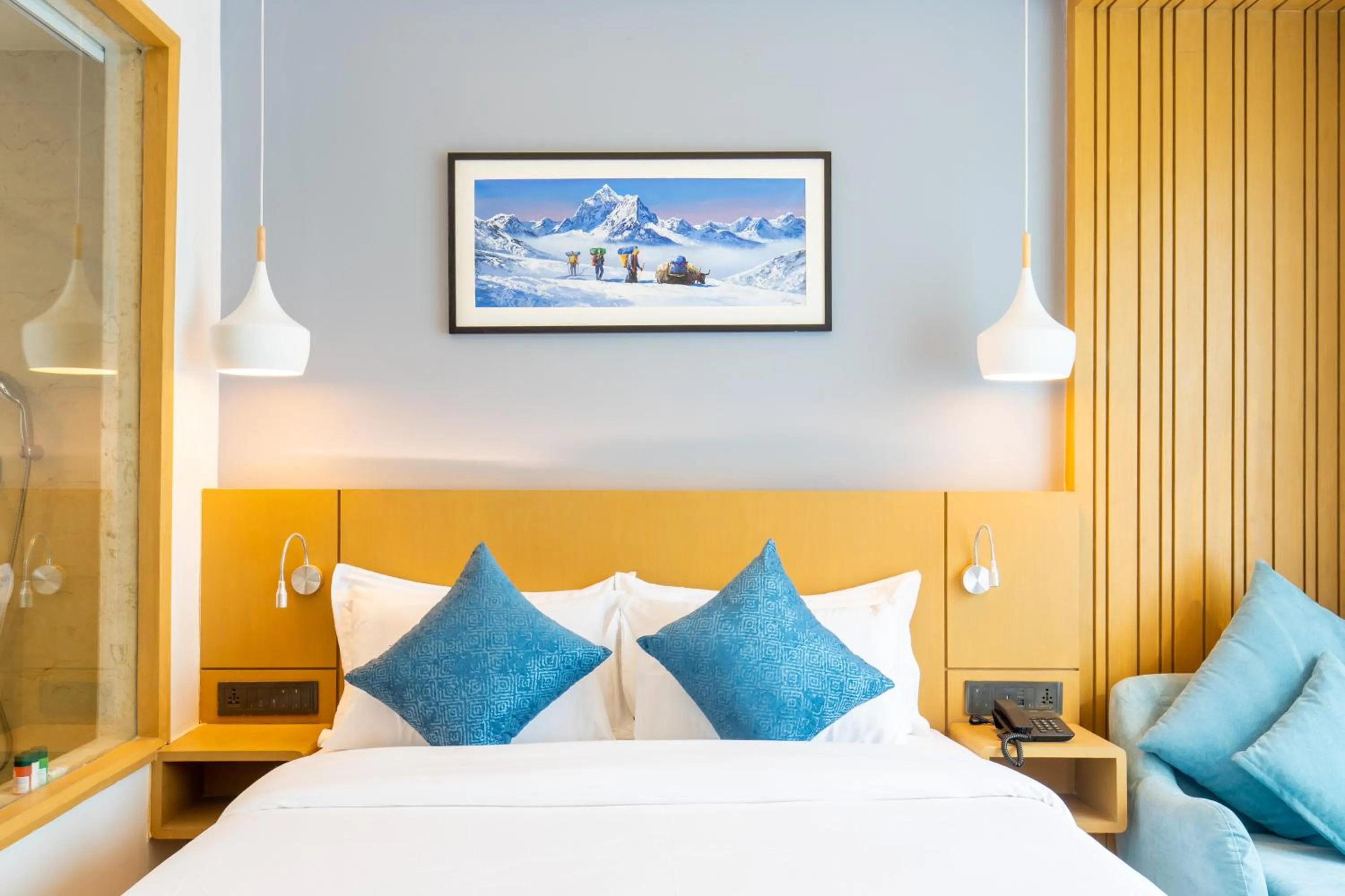 Bed in Hotel Siraichuli