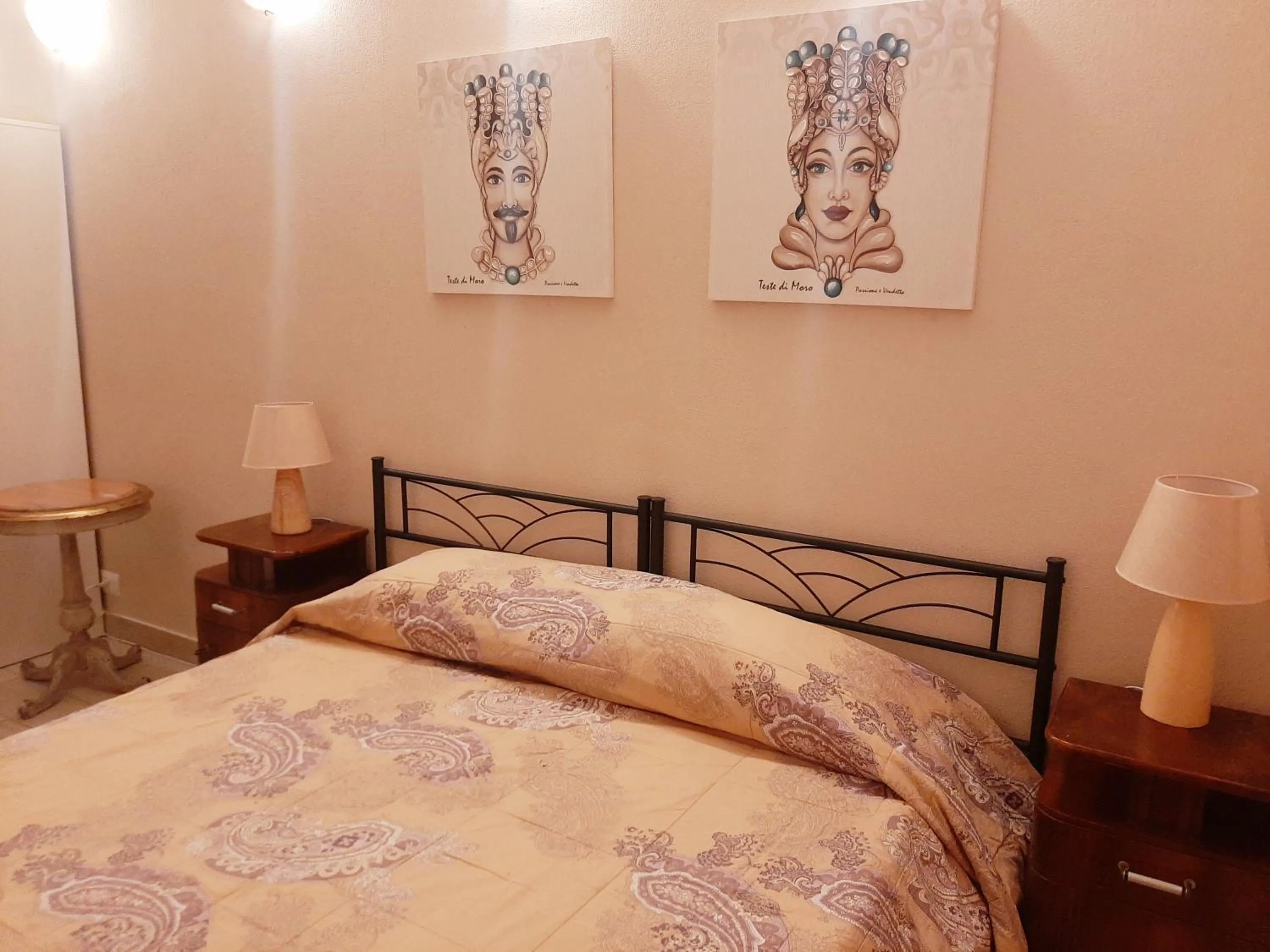 Bedroom, Bed in San Nicolò House