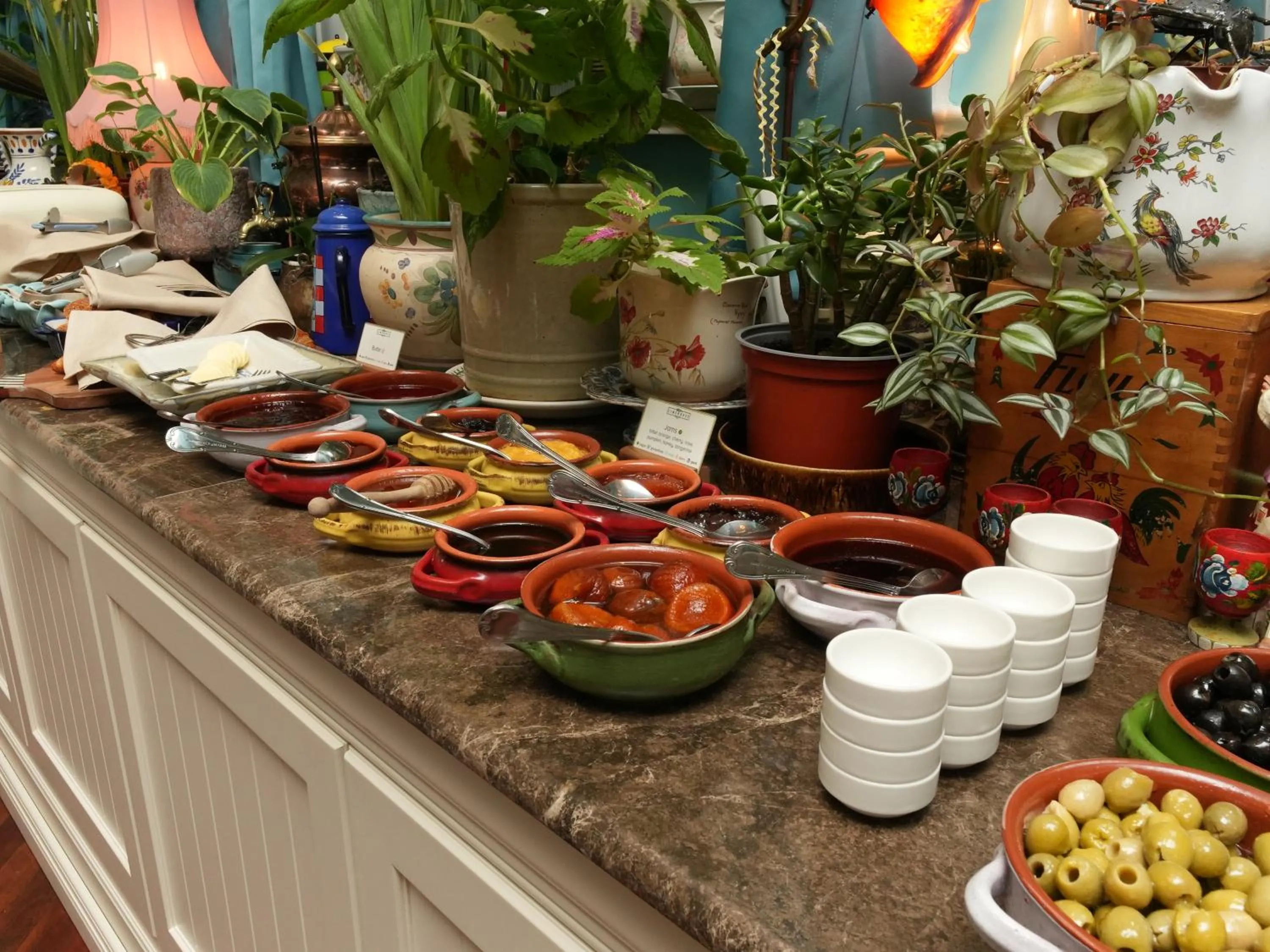 Buffet breakfast in Limehouse Library Hotel