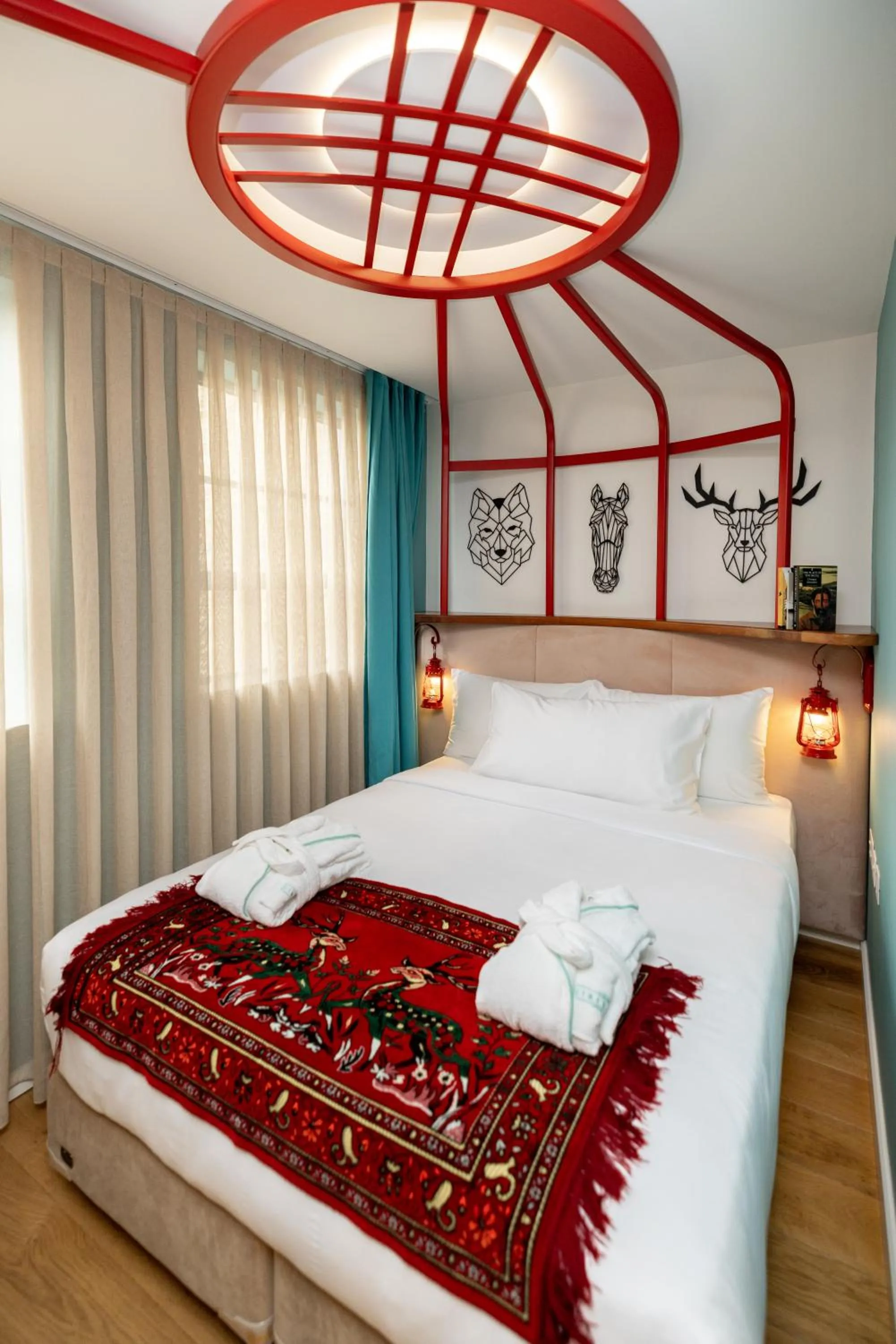 Bed in Limehouse Library Hotel