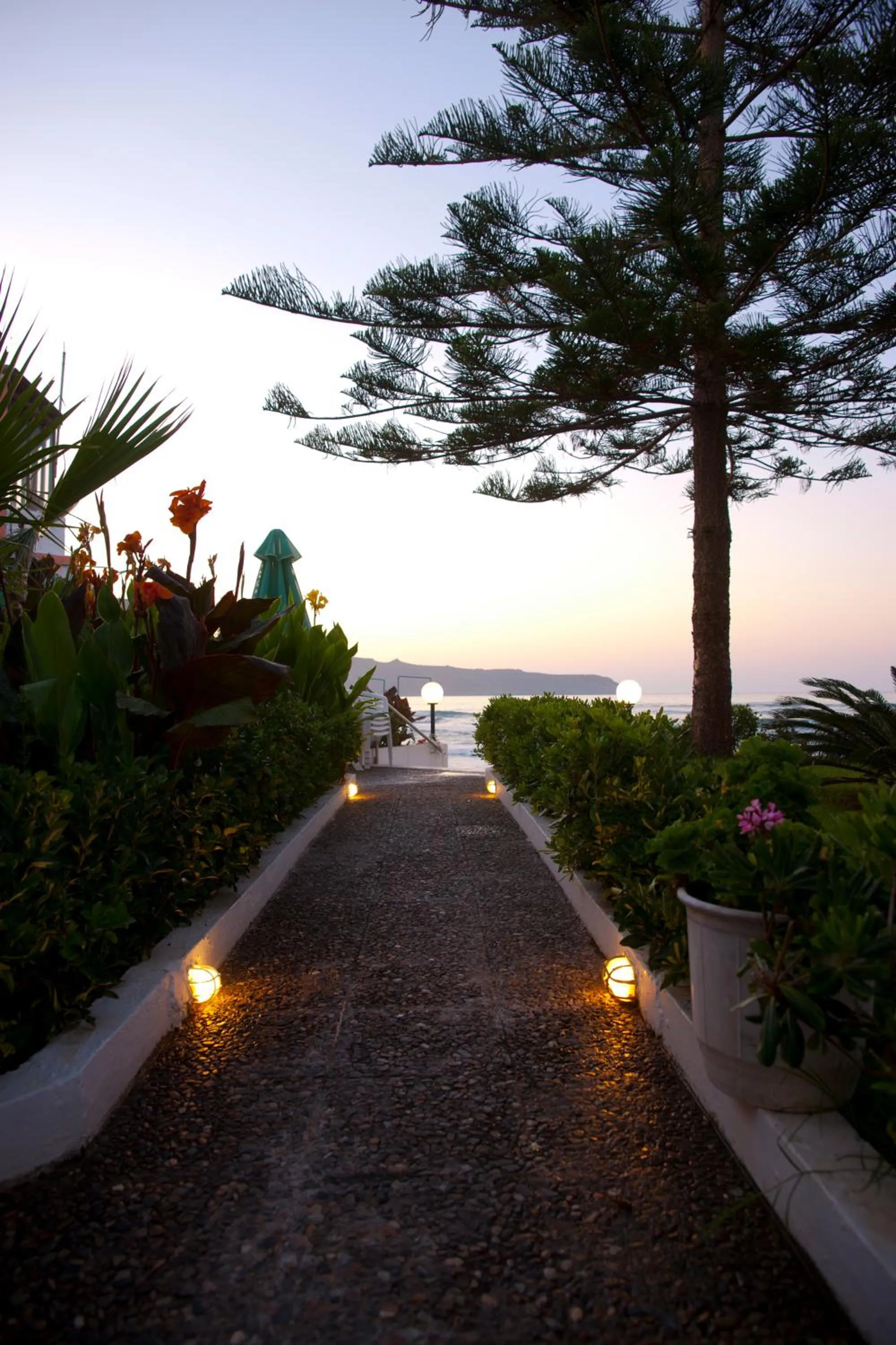 Beach in Kristall Suites