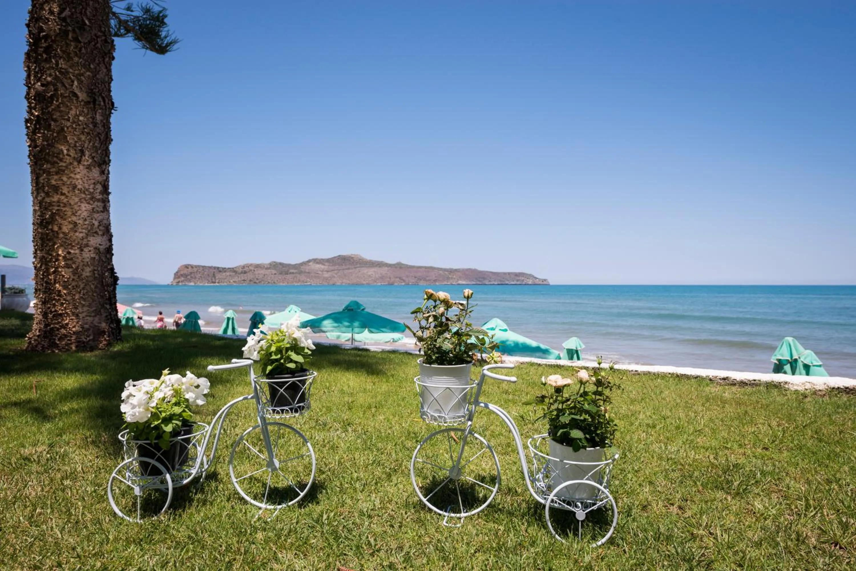 Garden view in Kristall Suites