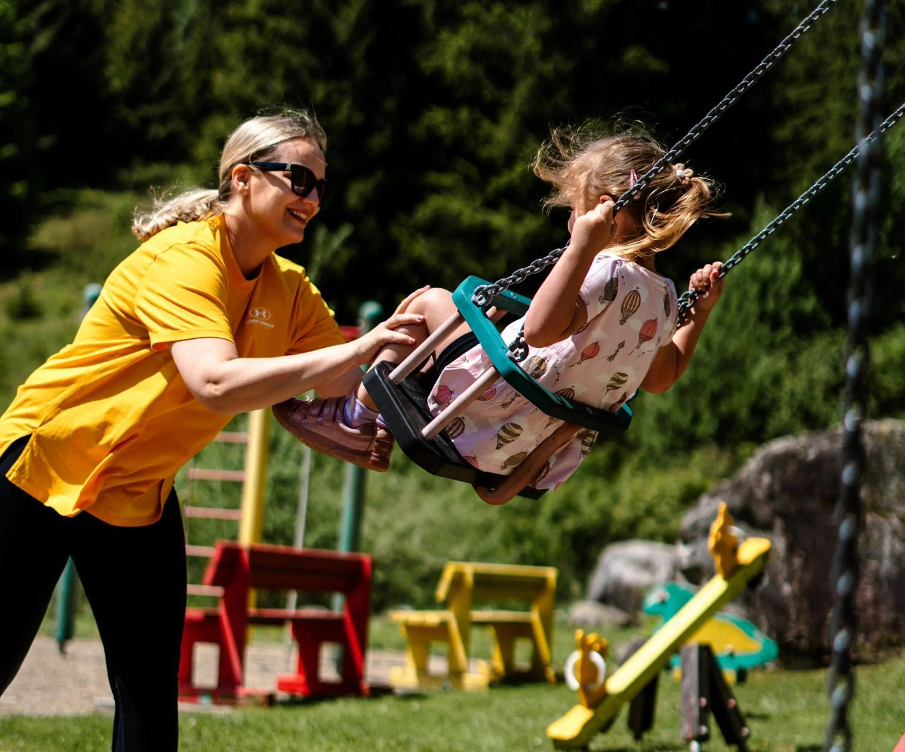 Children play ground in Wellness Hotel Repiska