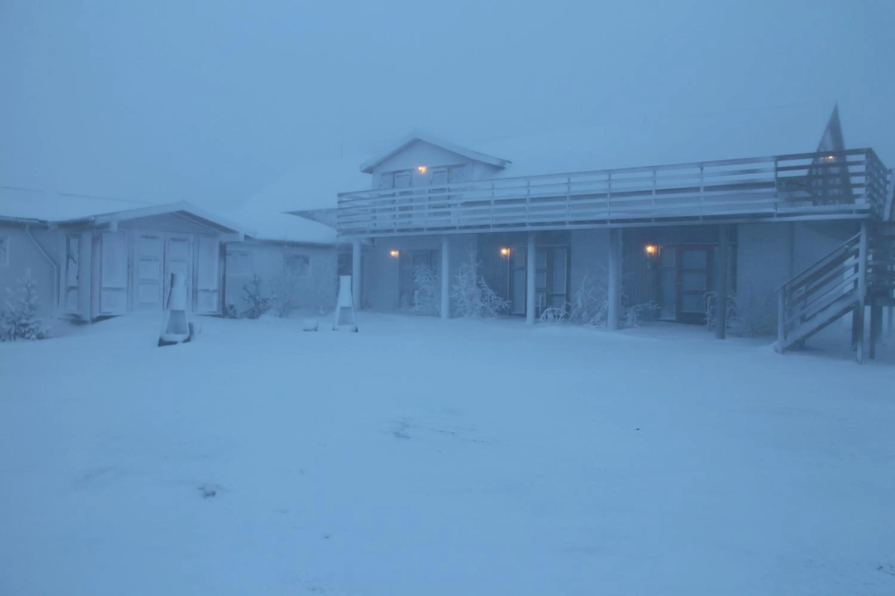 Facade/entrance in Hótel Á