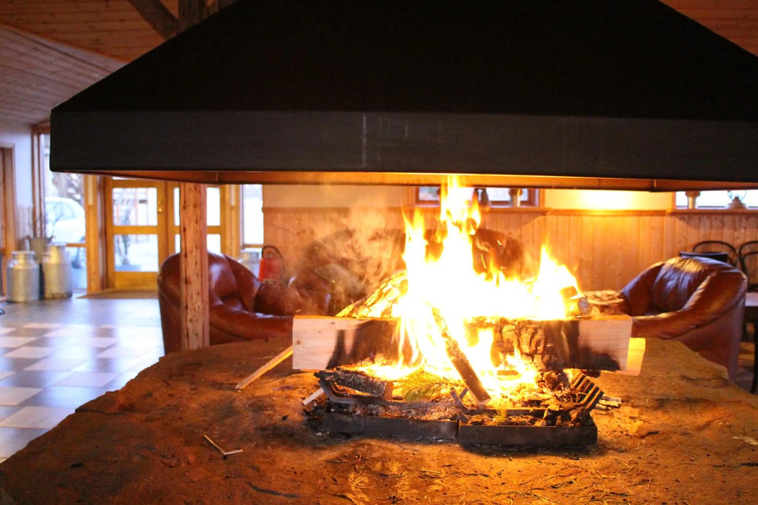 Lobby or reception in Hótel Á