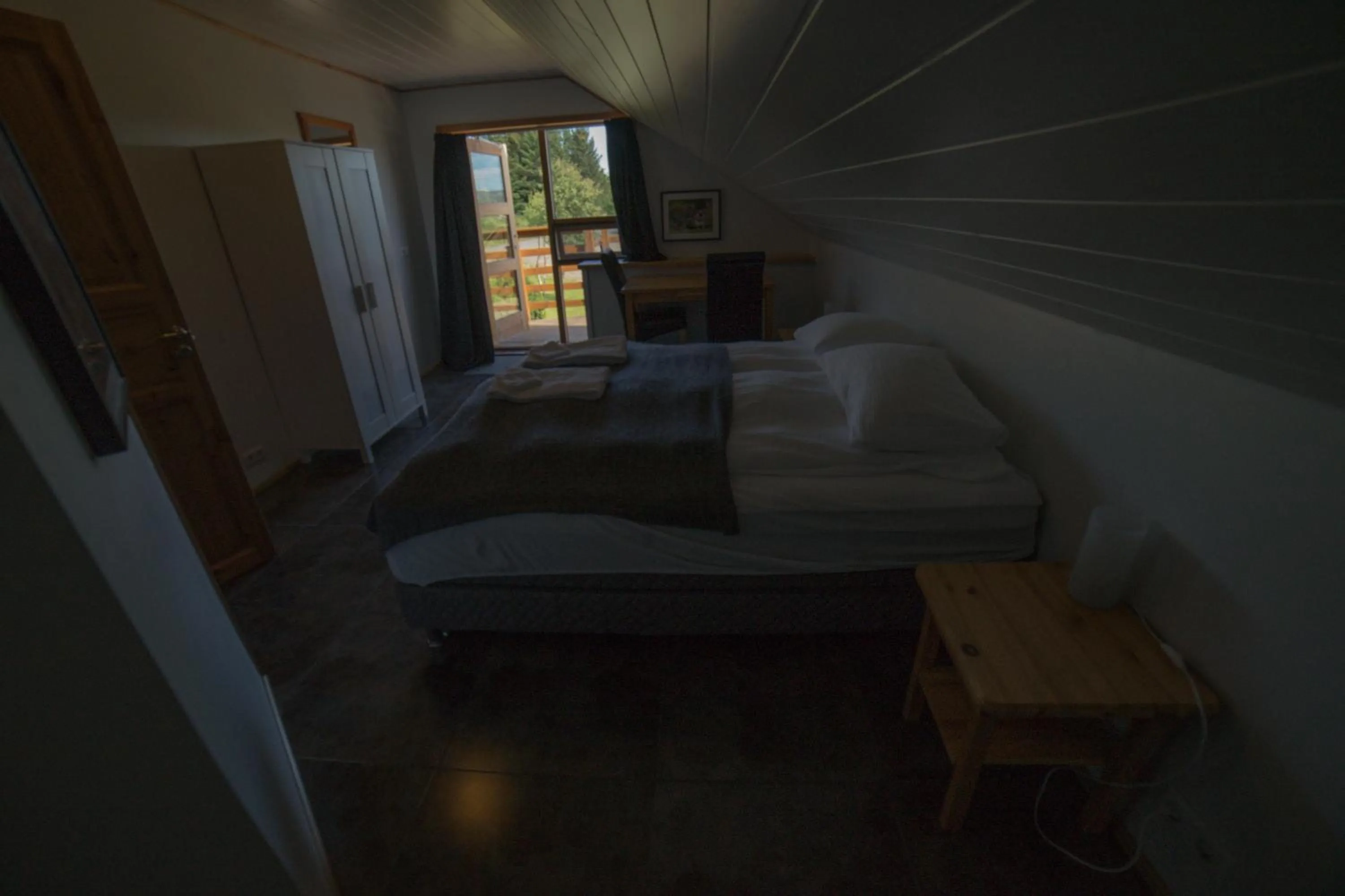 Photo of the whole room, Bed in Hótel Á