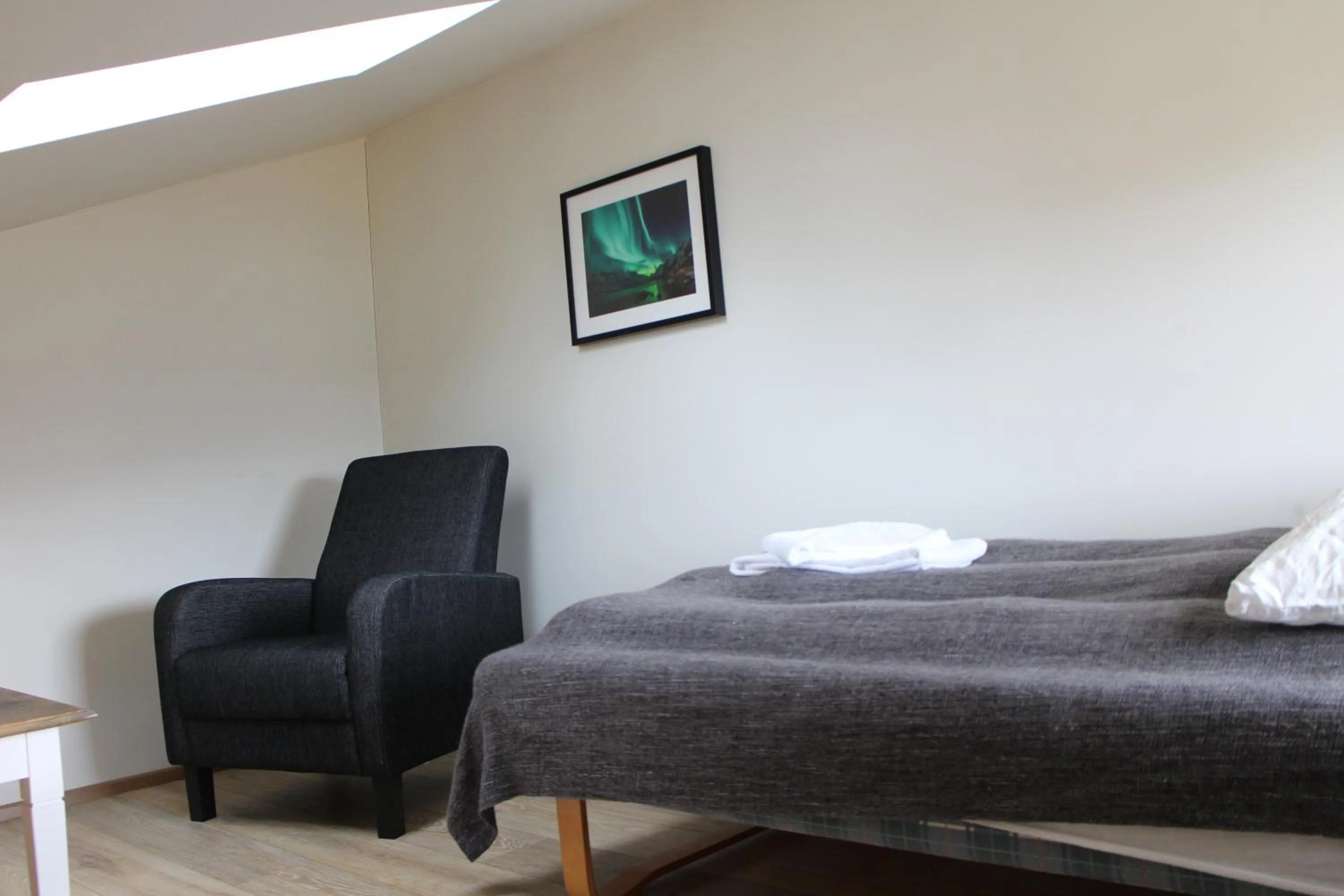 Bedroom, Bed in Hótel Á