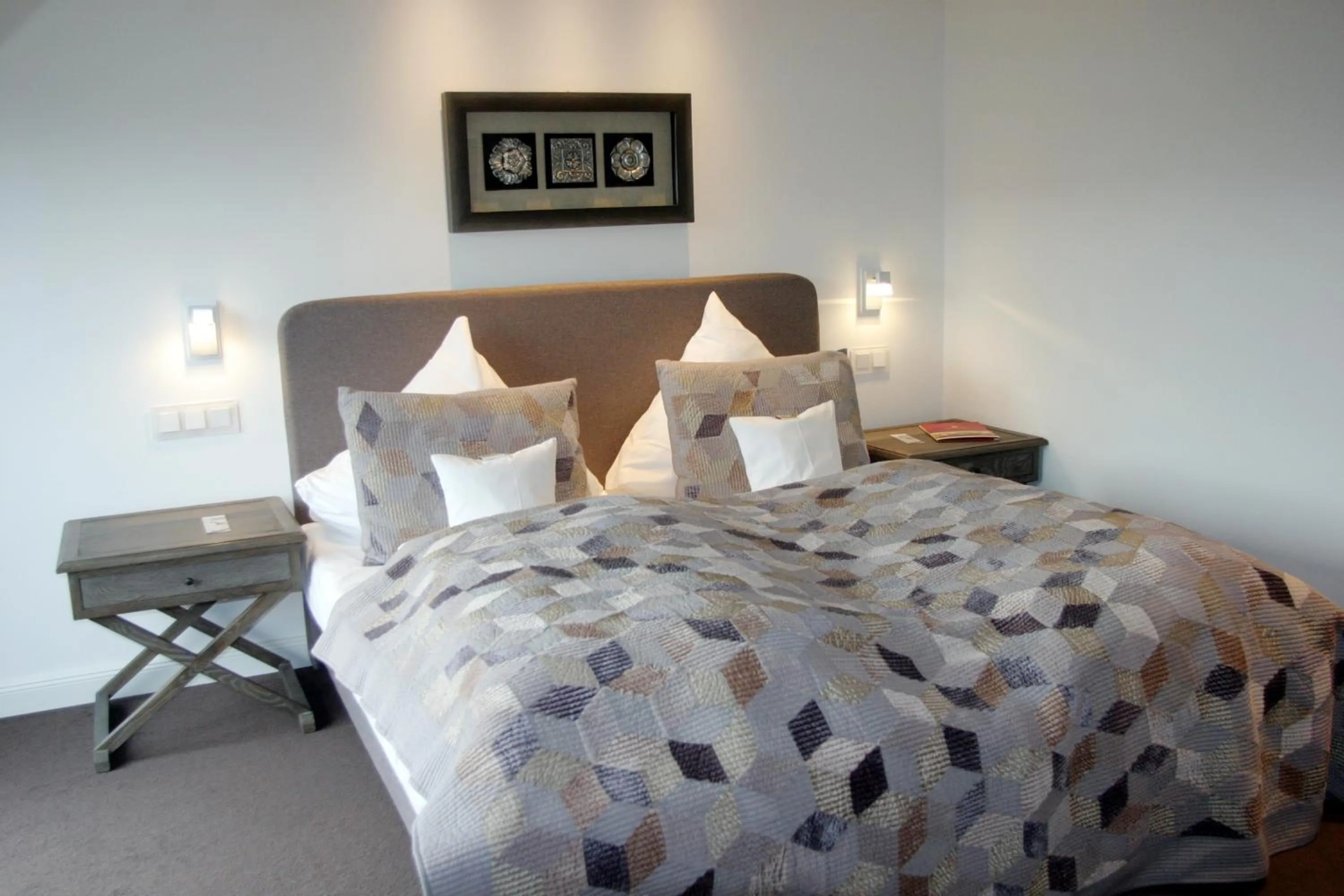 Balcony/Terrace, Bed in Landhaus Sylter Hahn