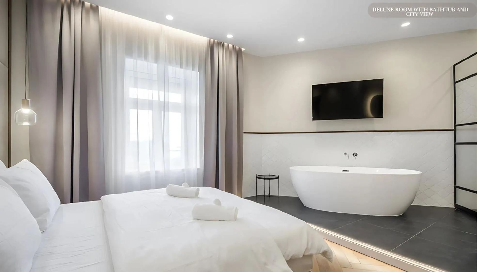 Bed in Budapest Eye- Boutique Suites, by BQA