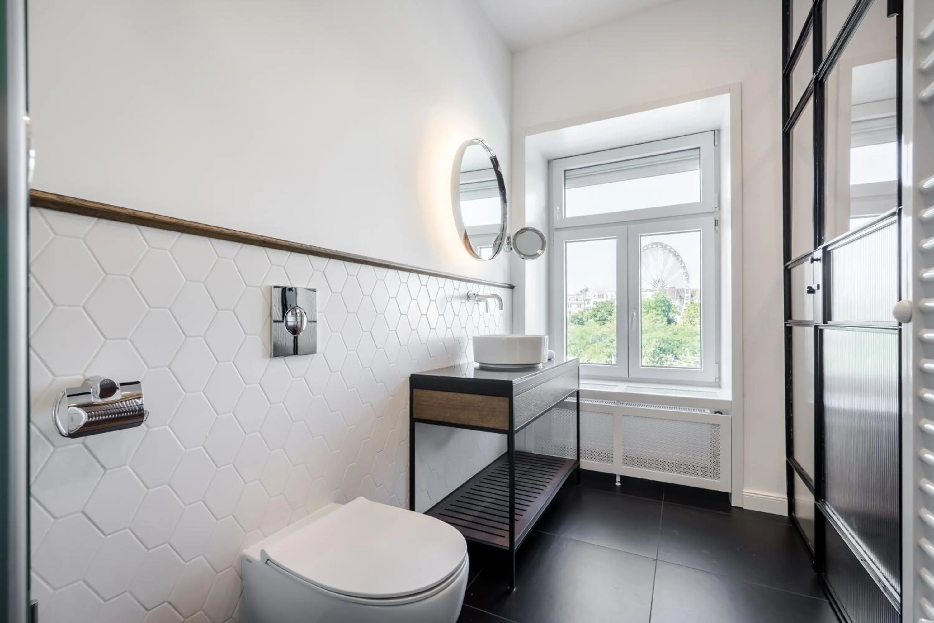 Bathroom in Budapest Eye- Boutique Suites, by BQA