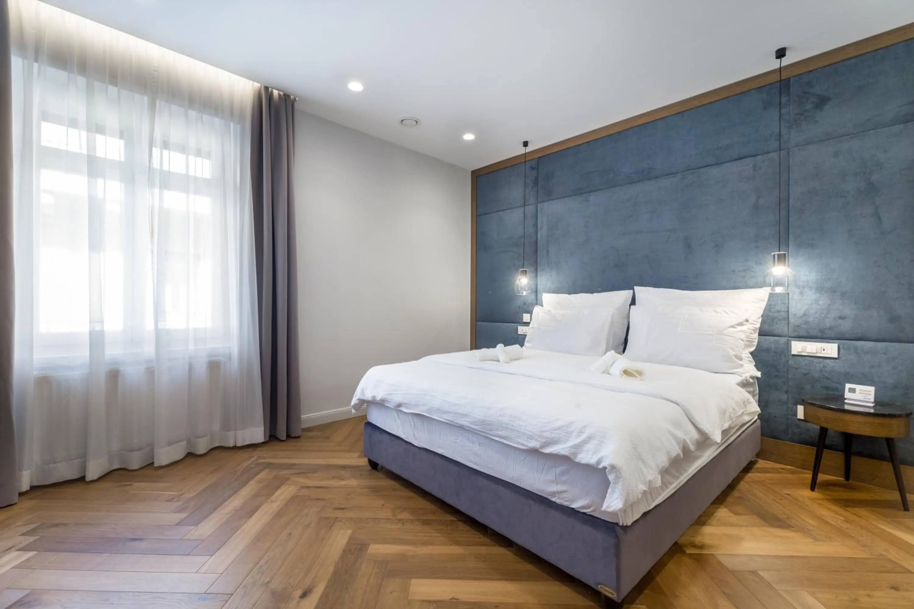 Photo of the whole room, Bed in Budapest Eye- Boutique Suites, by BQA