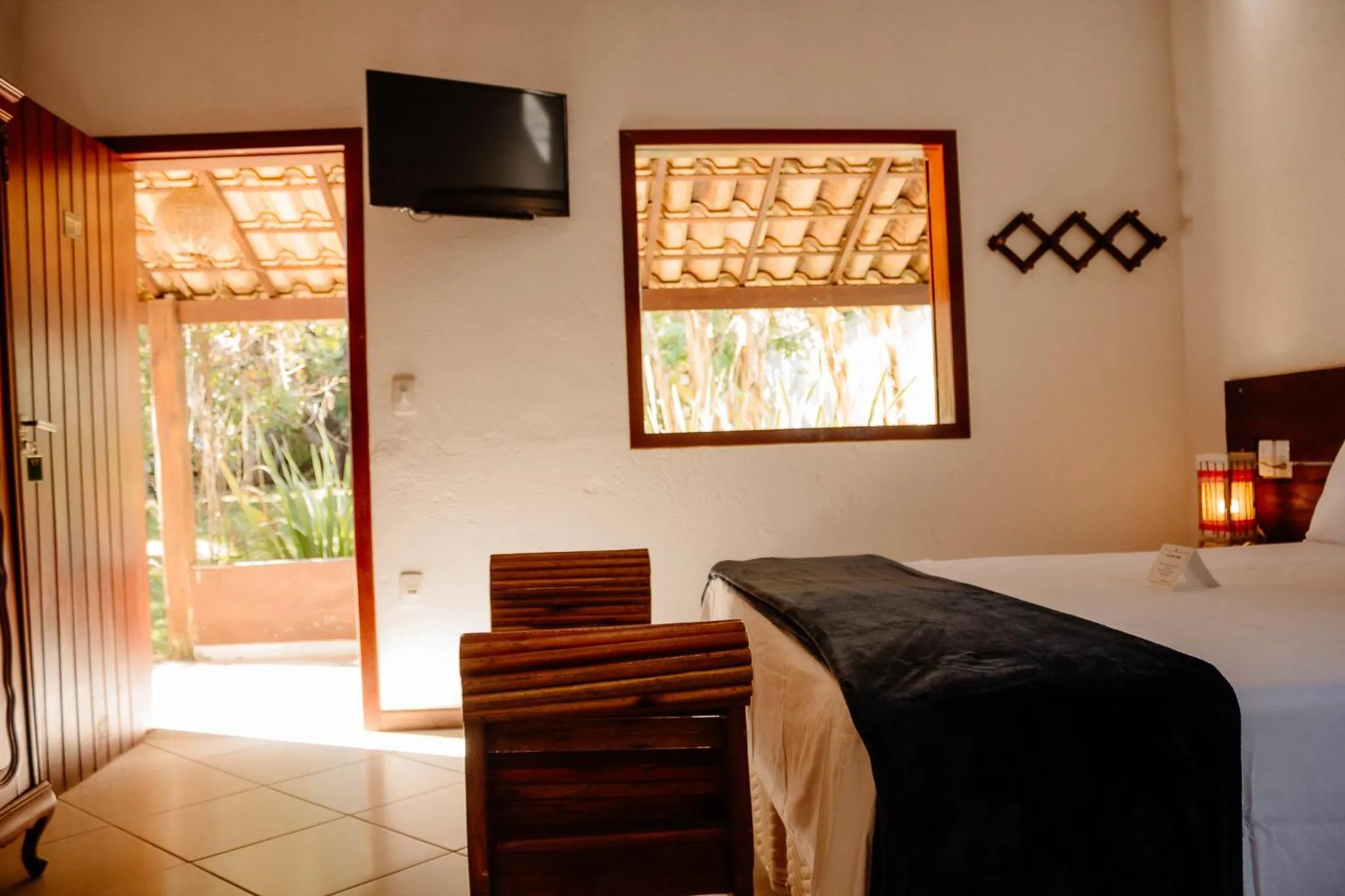 Bed in Pousada Adega Cipo