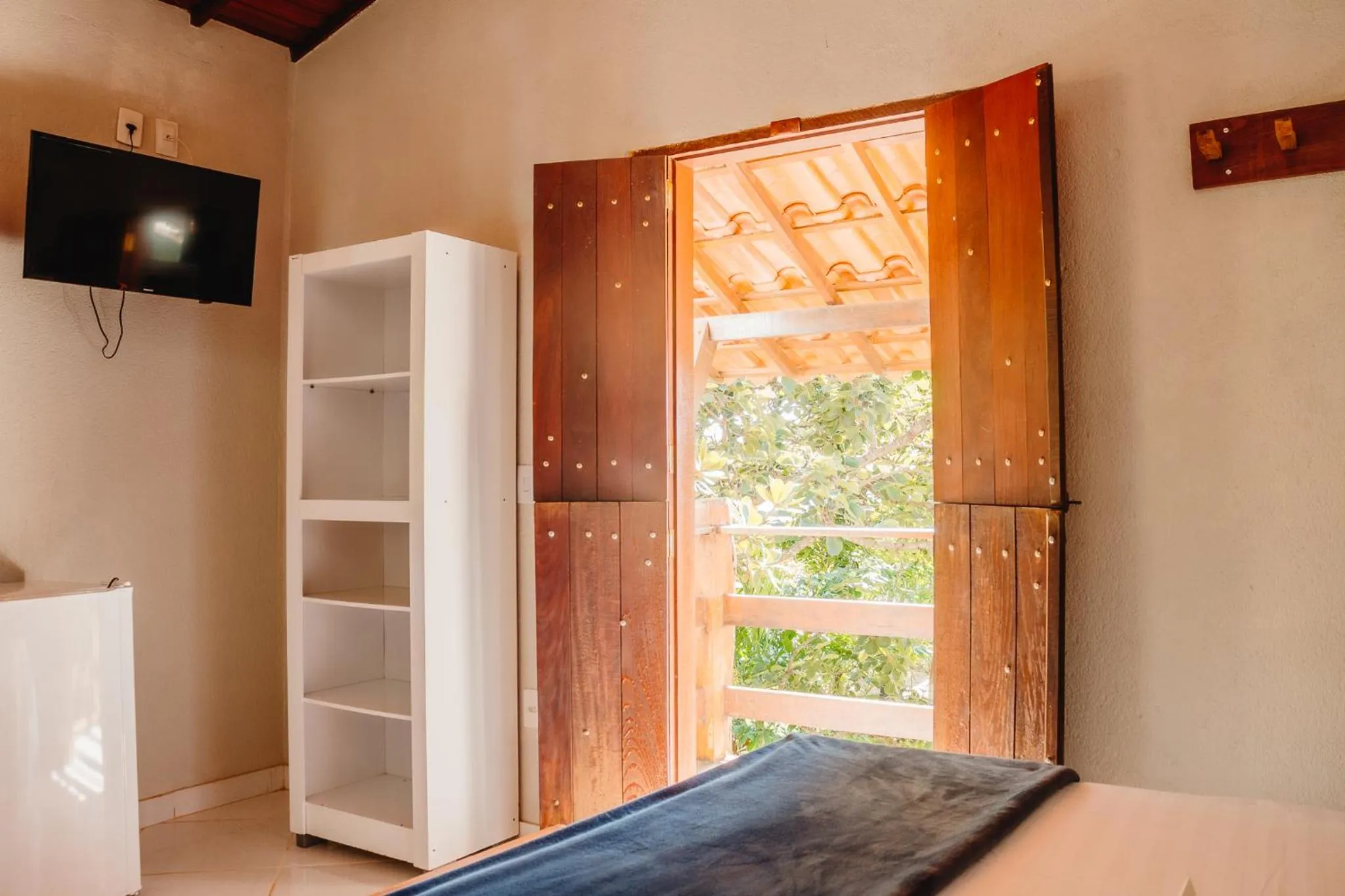 View (from property/room), Bed in Pousada Adega Cipo