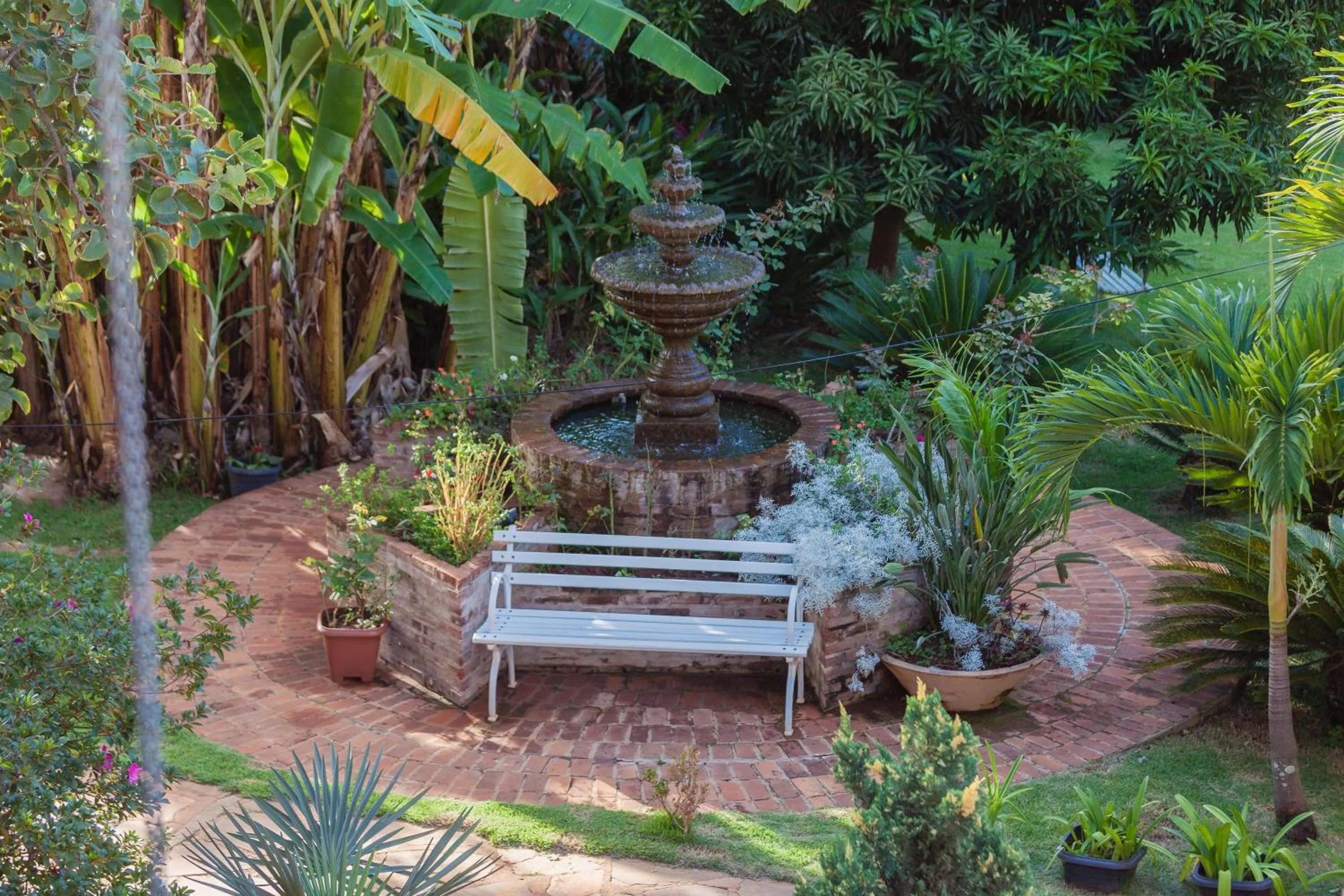 Garden view in Pousada Adega Cipo