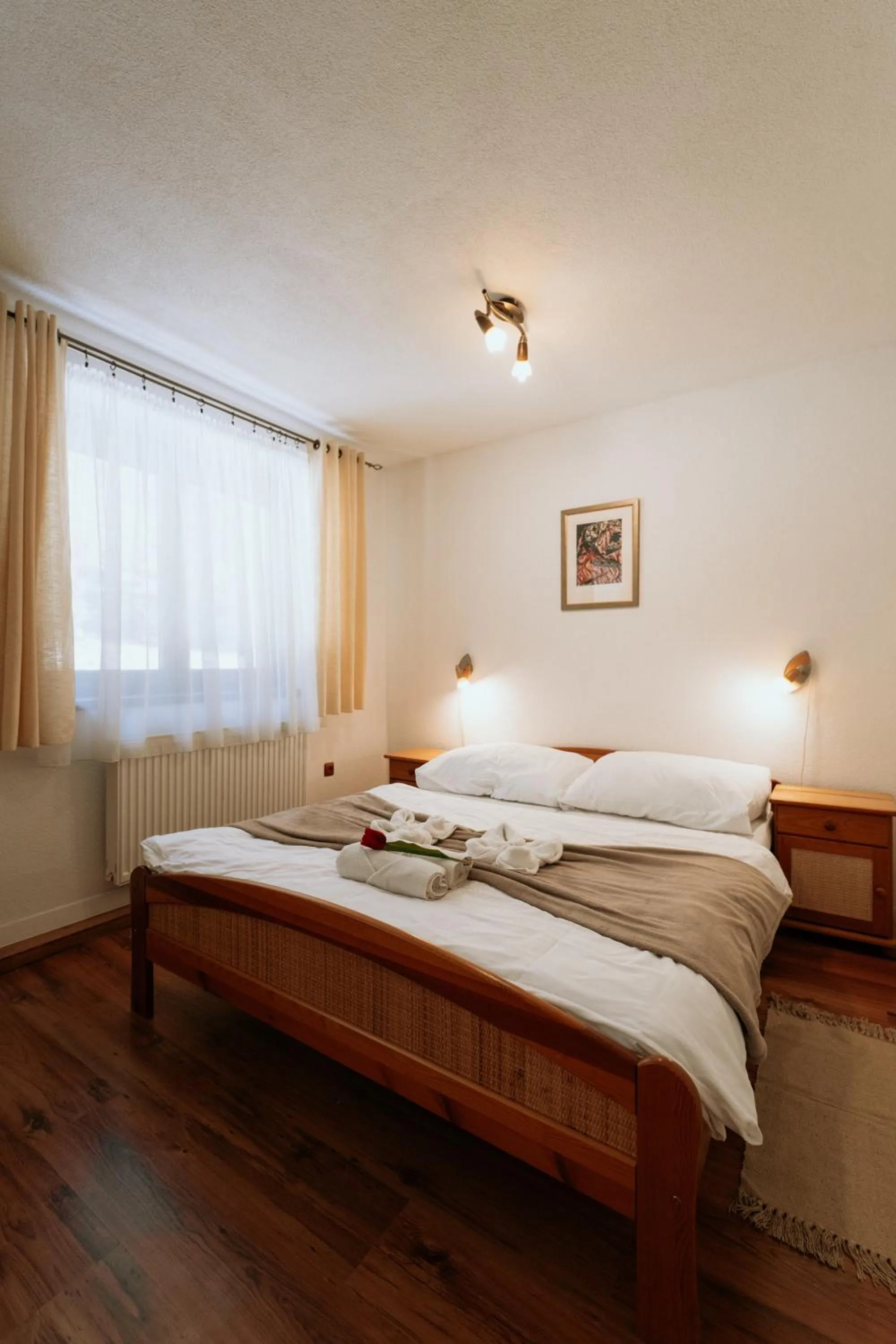 Bed in Horský hotel Bartoška