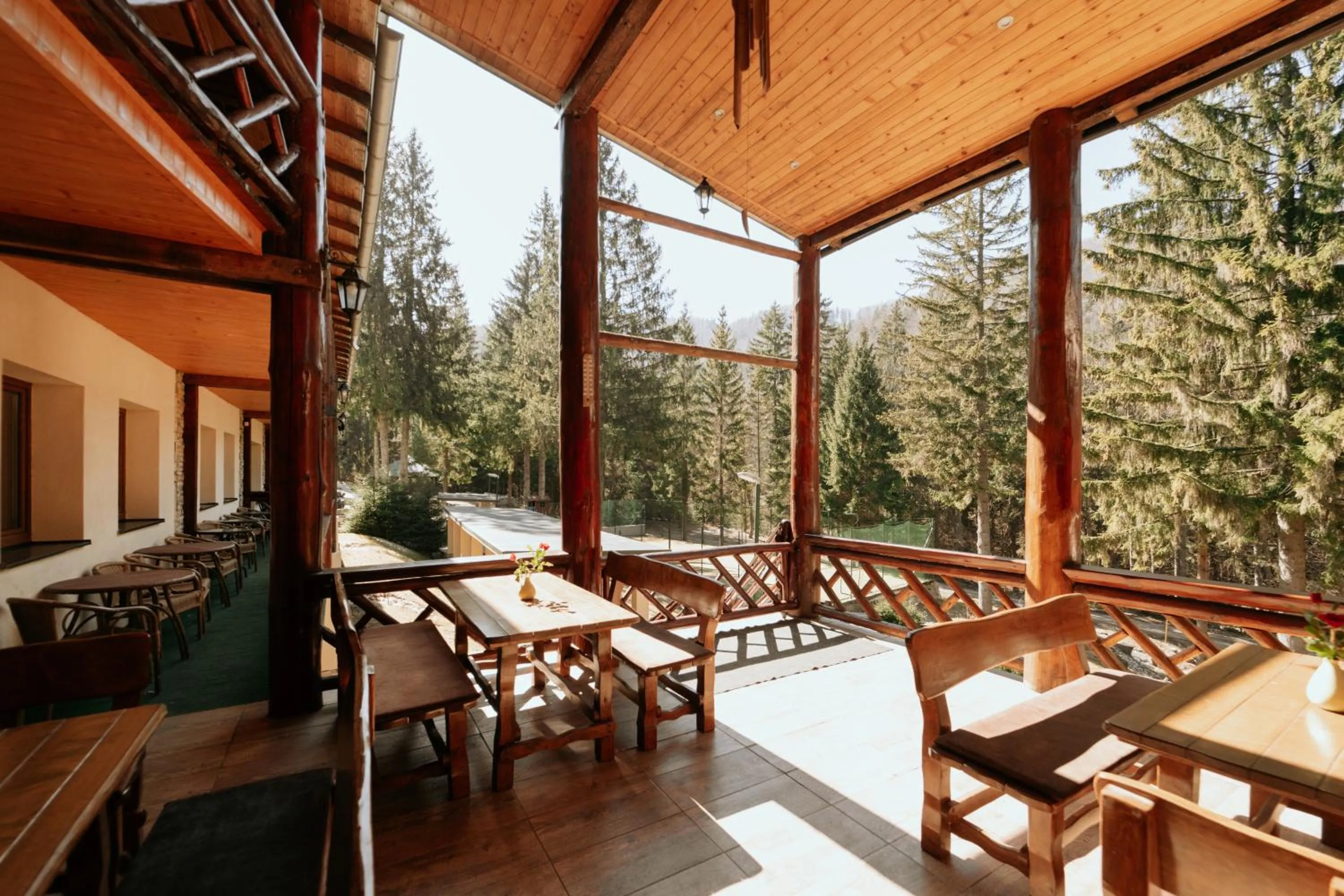 Patio in Horský hotel Bartoška