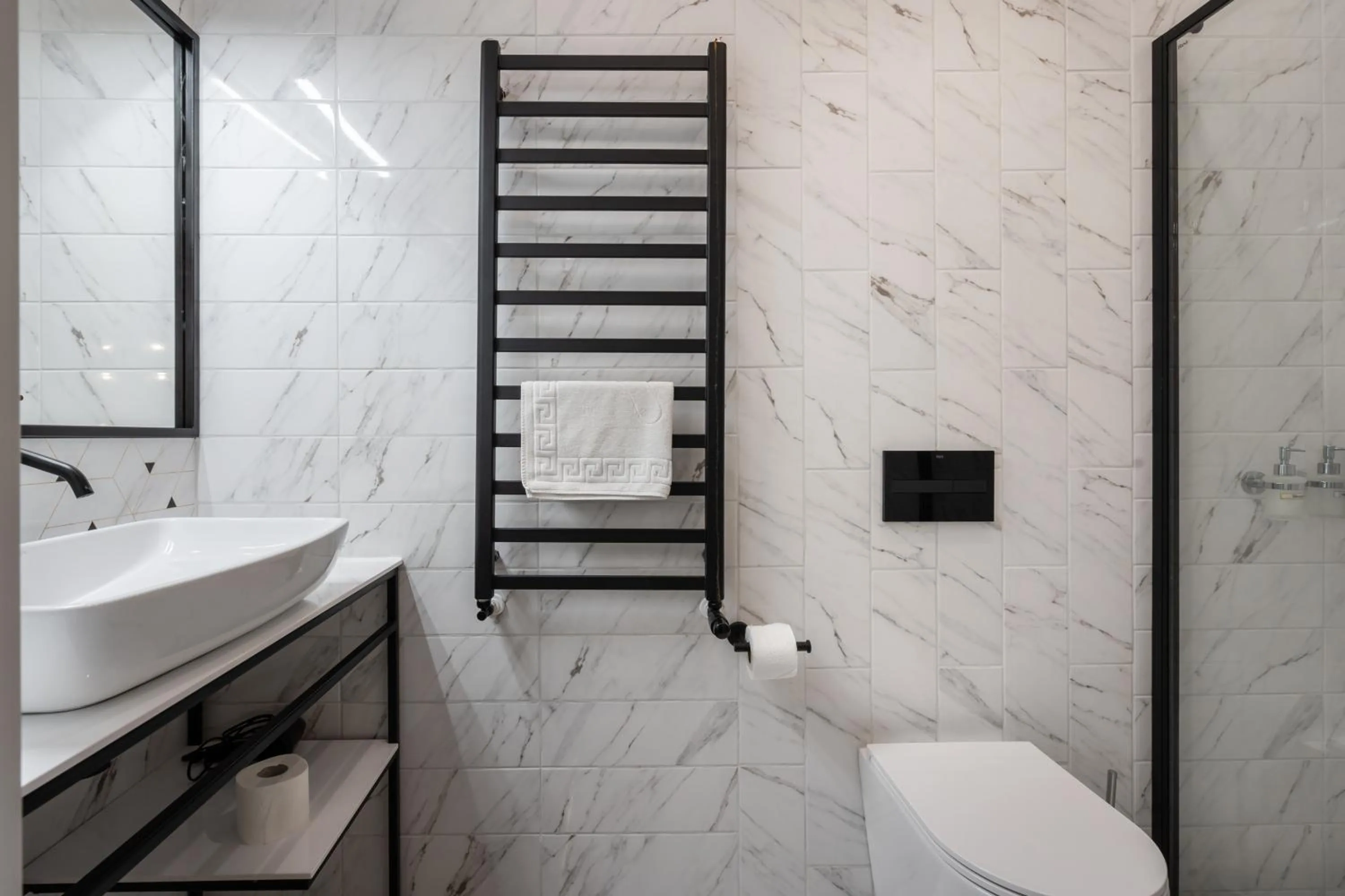 Shower in Astoria Boutique Suites- Best Location by BQA
