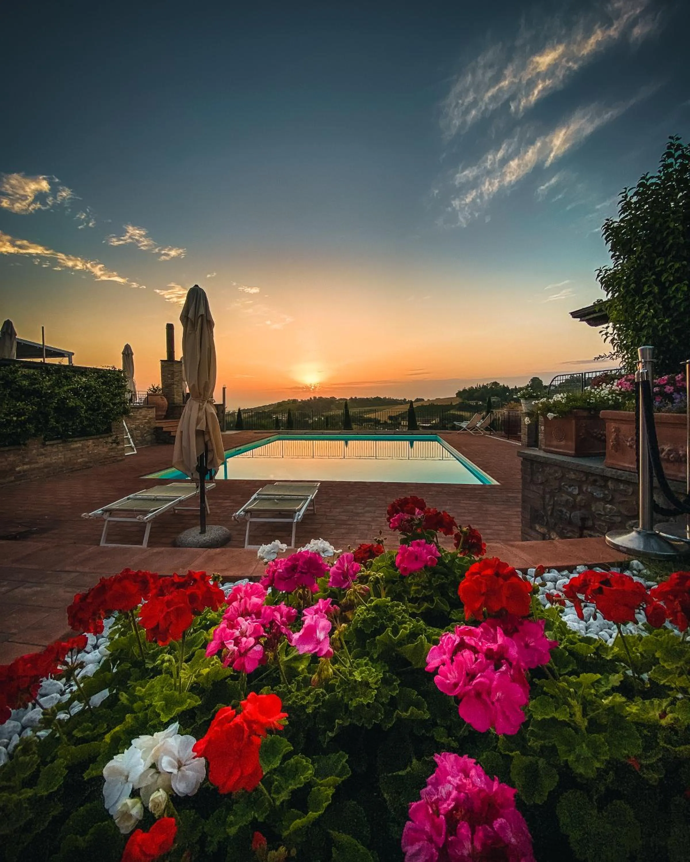 Swimming pool in Agriturismo Acetaia Sereni