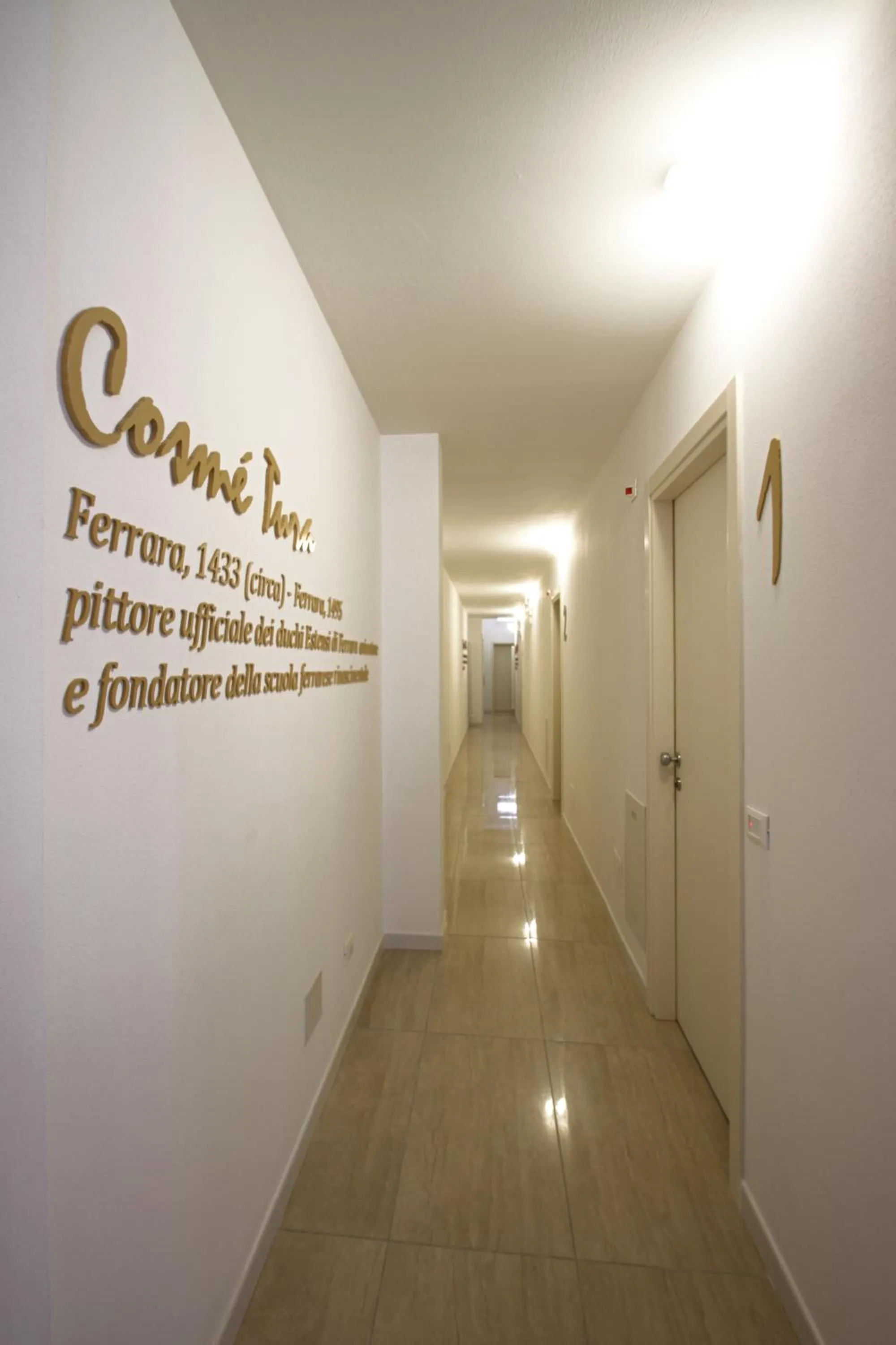 Decorative detail in Ferrara Rooms