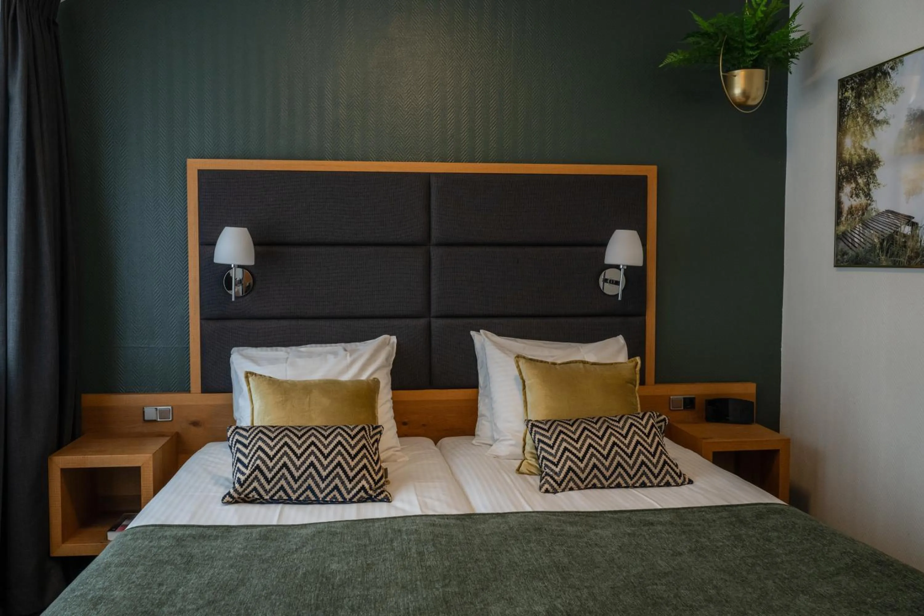 Bed in Hotel Restaurant Het Witte Huis