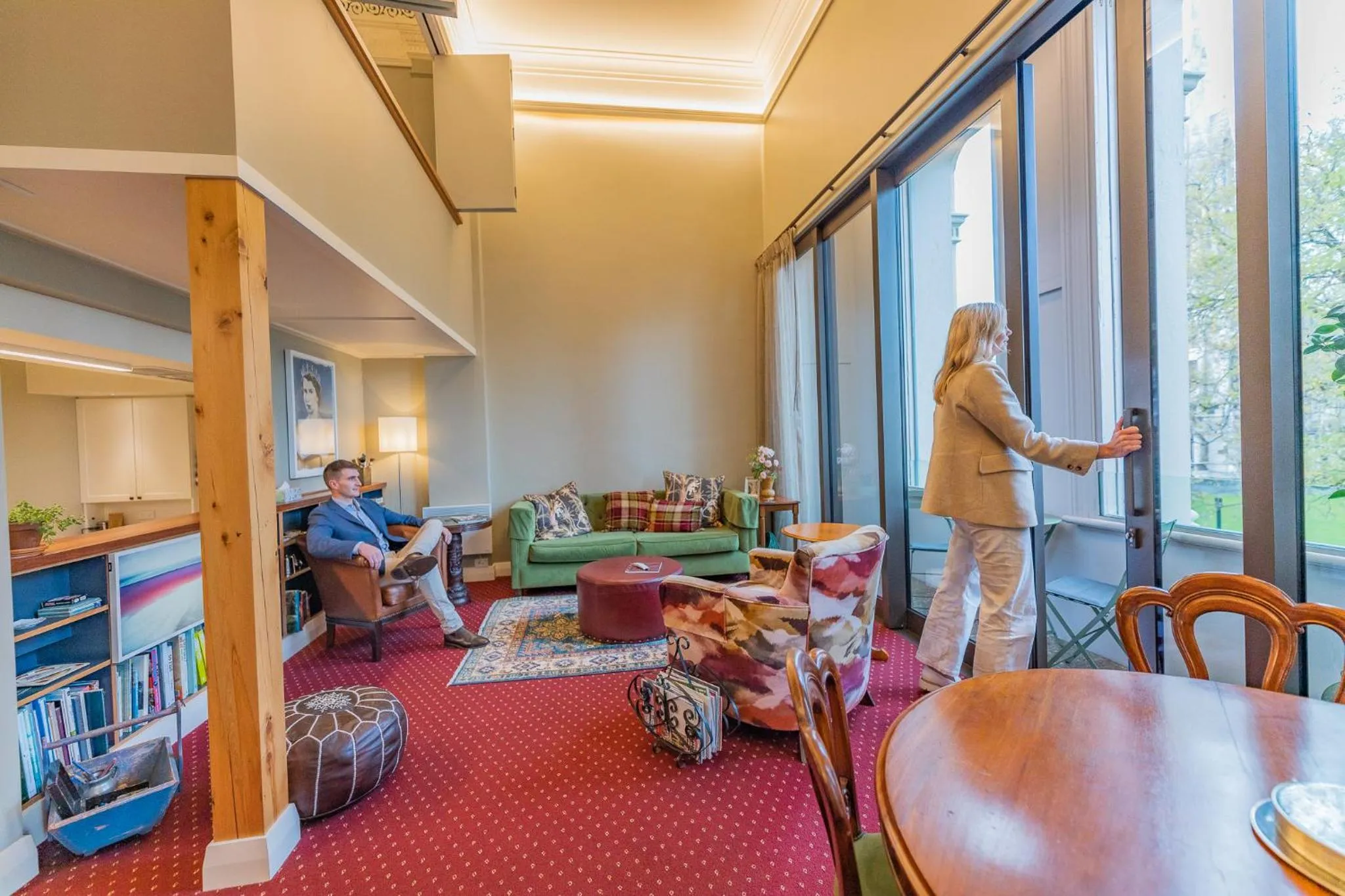 Balcony/Terrace, Bed in Bell Hill Apartments