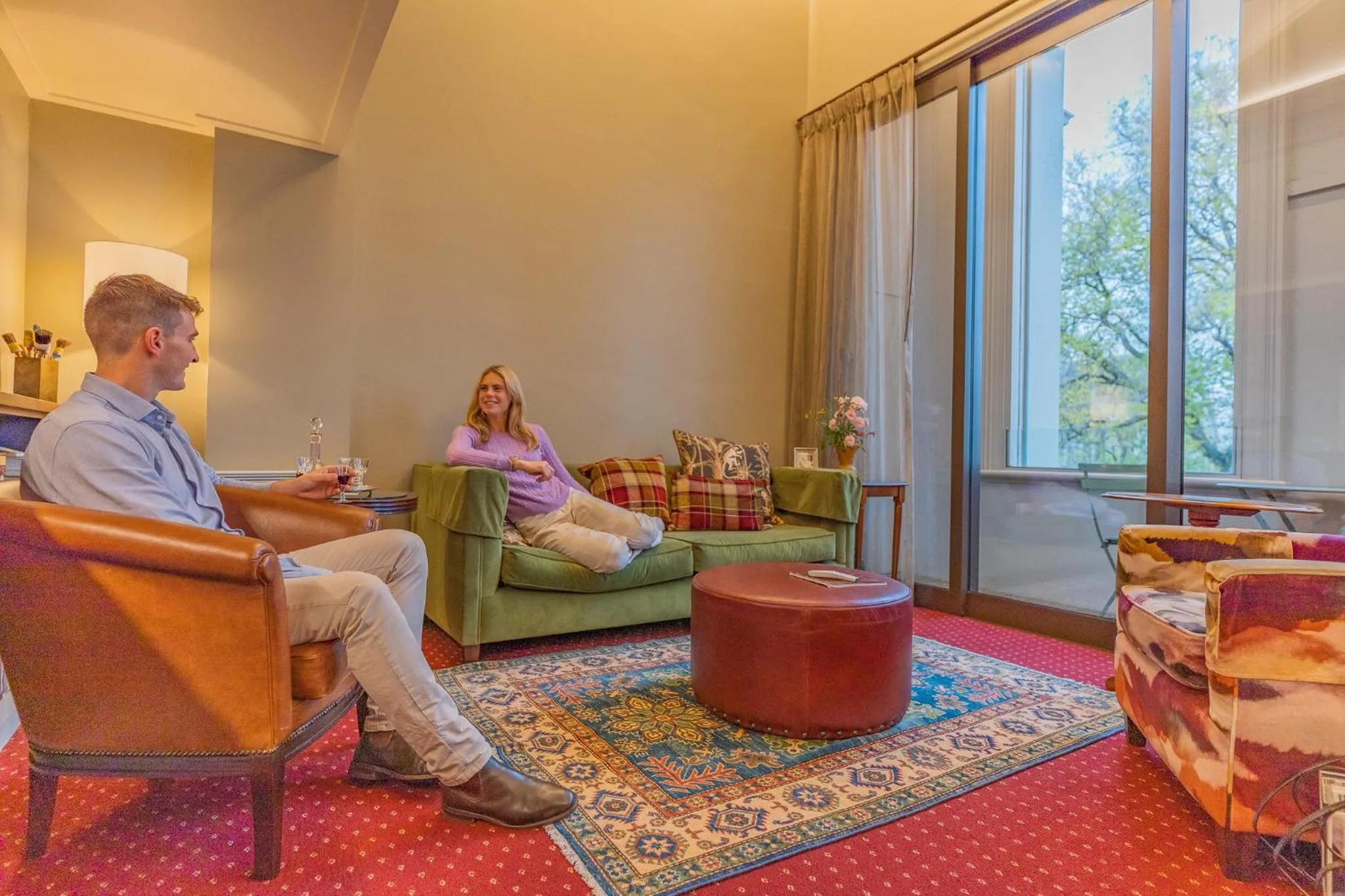 Living room in Bell Hill Apartments