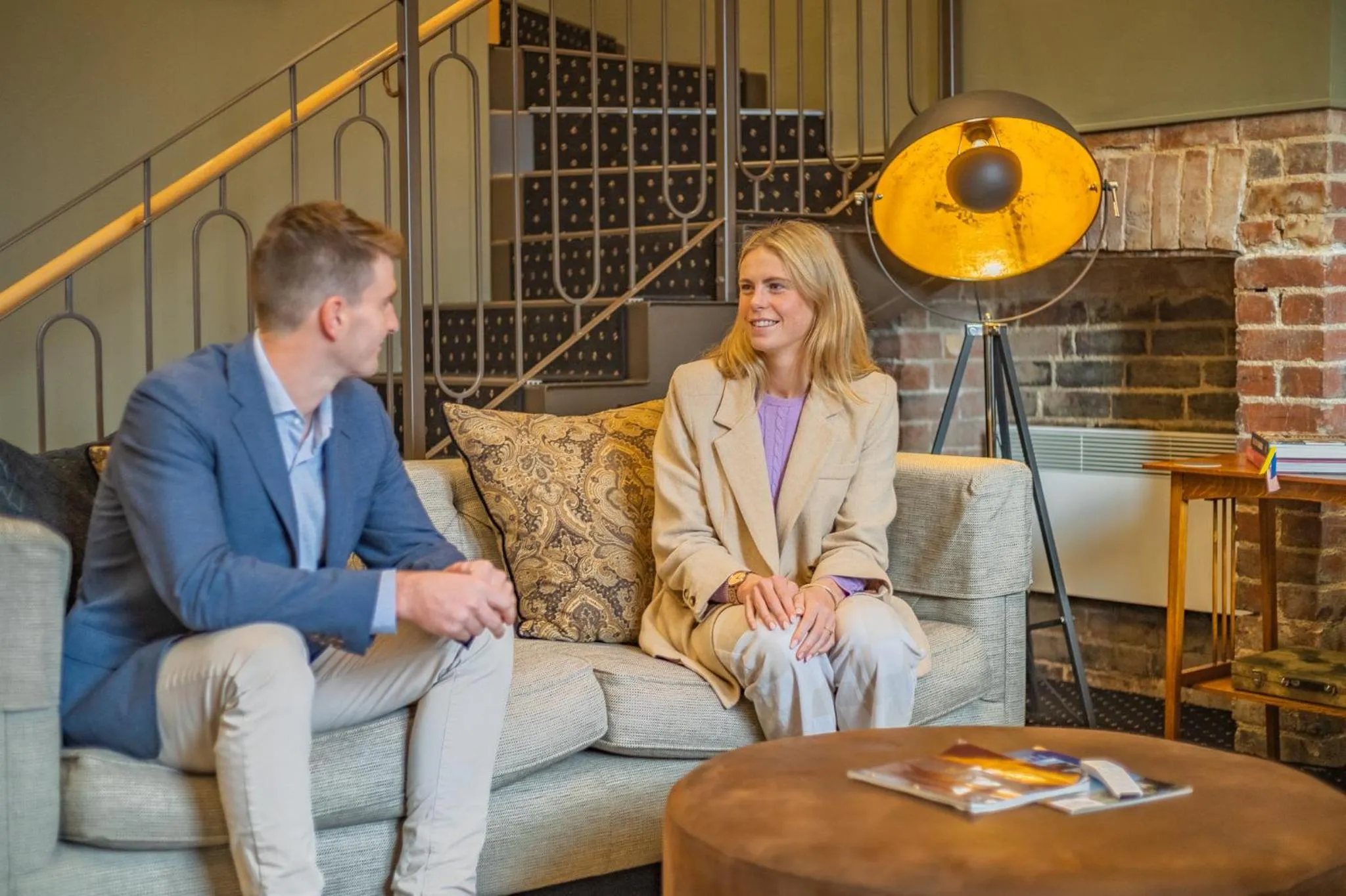 Living room in Bell Hill Apartments