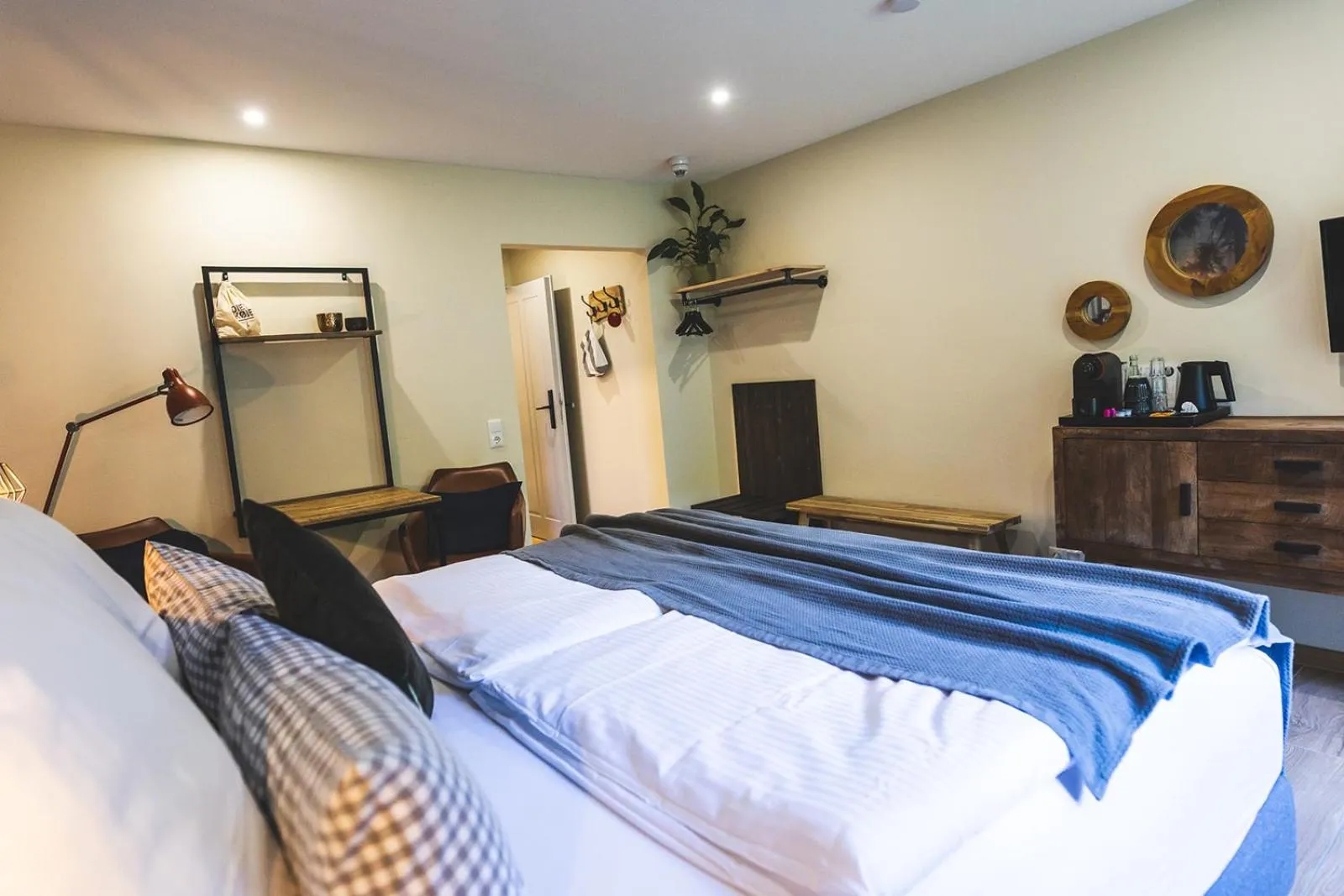 Photo of the whole room, Bed in Boutique Hotel LANDHAUSZEIT