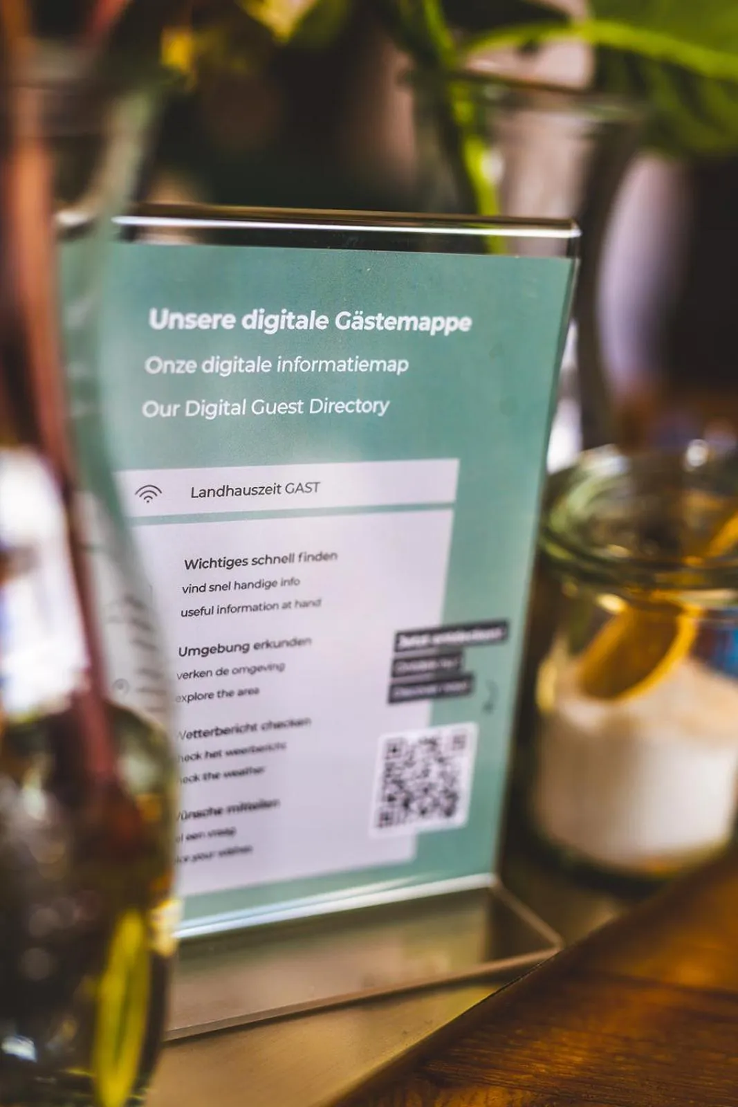 Logo/Certificate/Sign in Boutique Hotel LANDHAUSZEIT