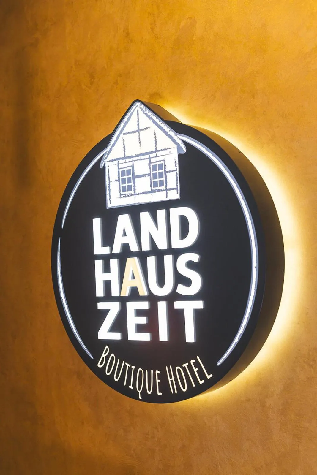 Property logo or sign in Boutique Hotel LANDHAUSZEIT